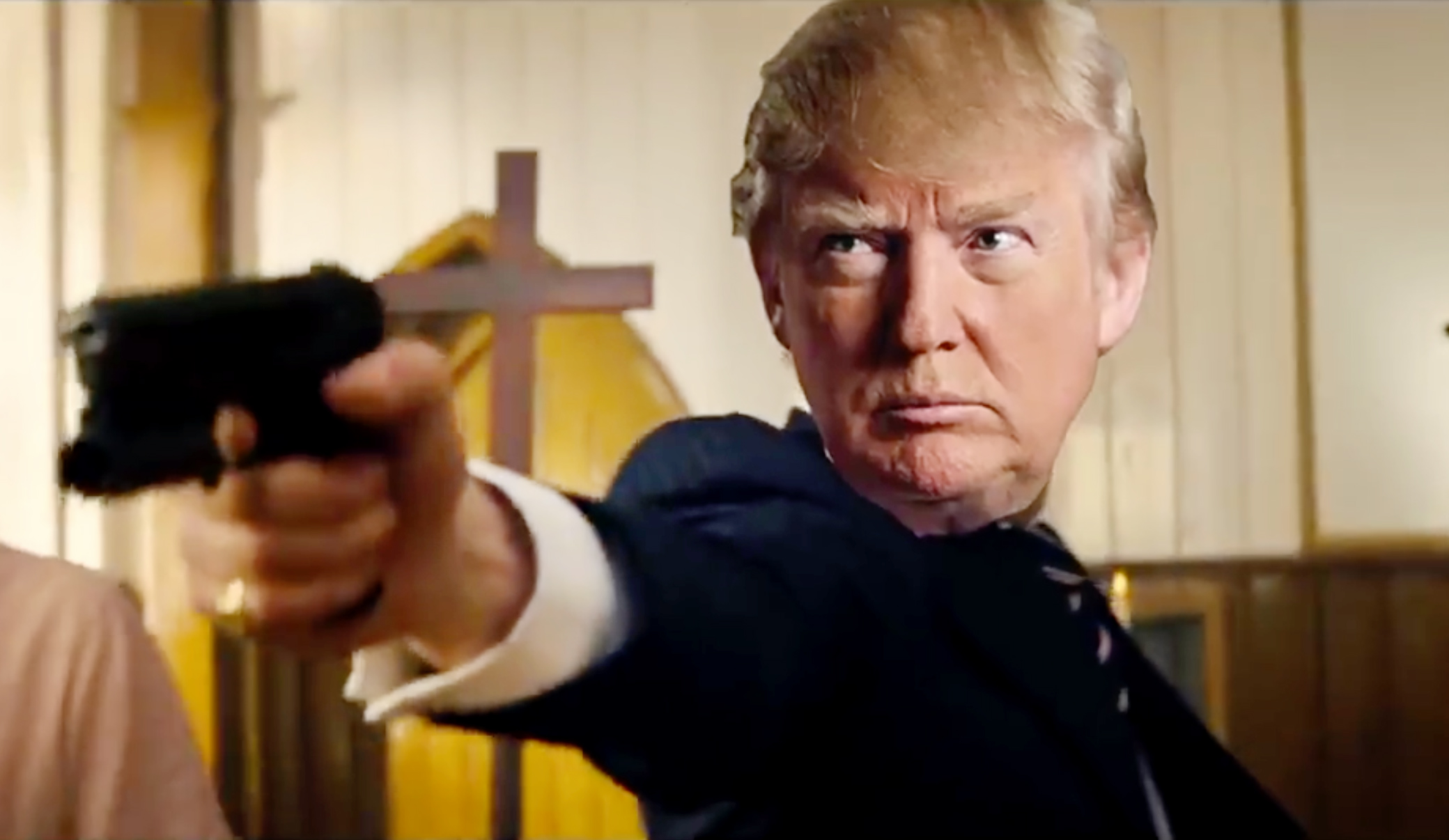 Trump parody video shows the president shooting, stabbing opponents in a  church - syracuse.com