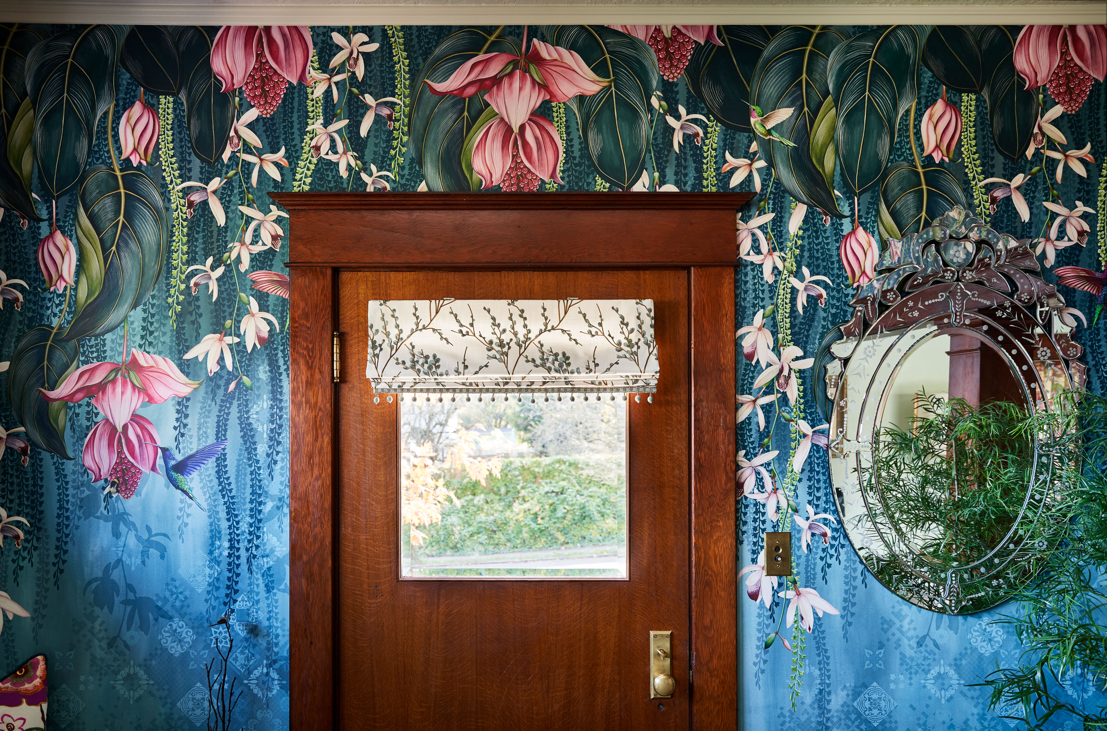 A wild, welcoming entry: Remodel for the holidays - oregonlive.com