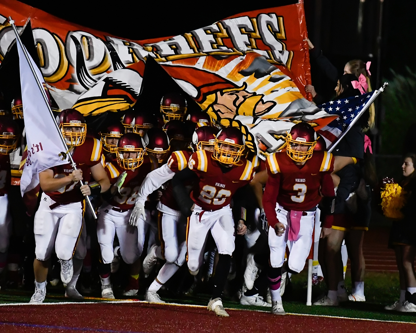 Football Bernards Defeats Voorhees on 10182019