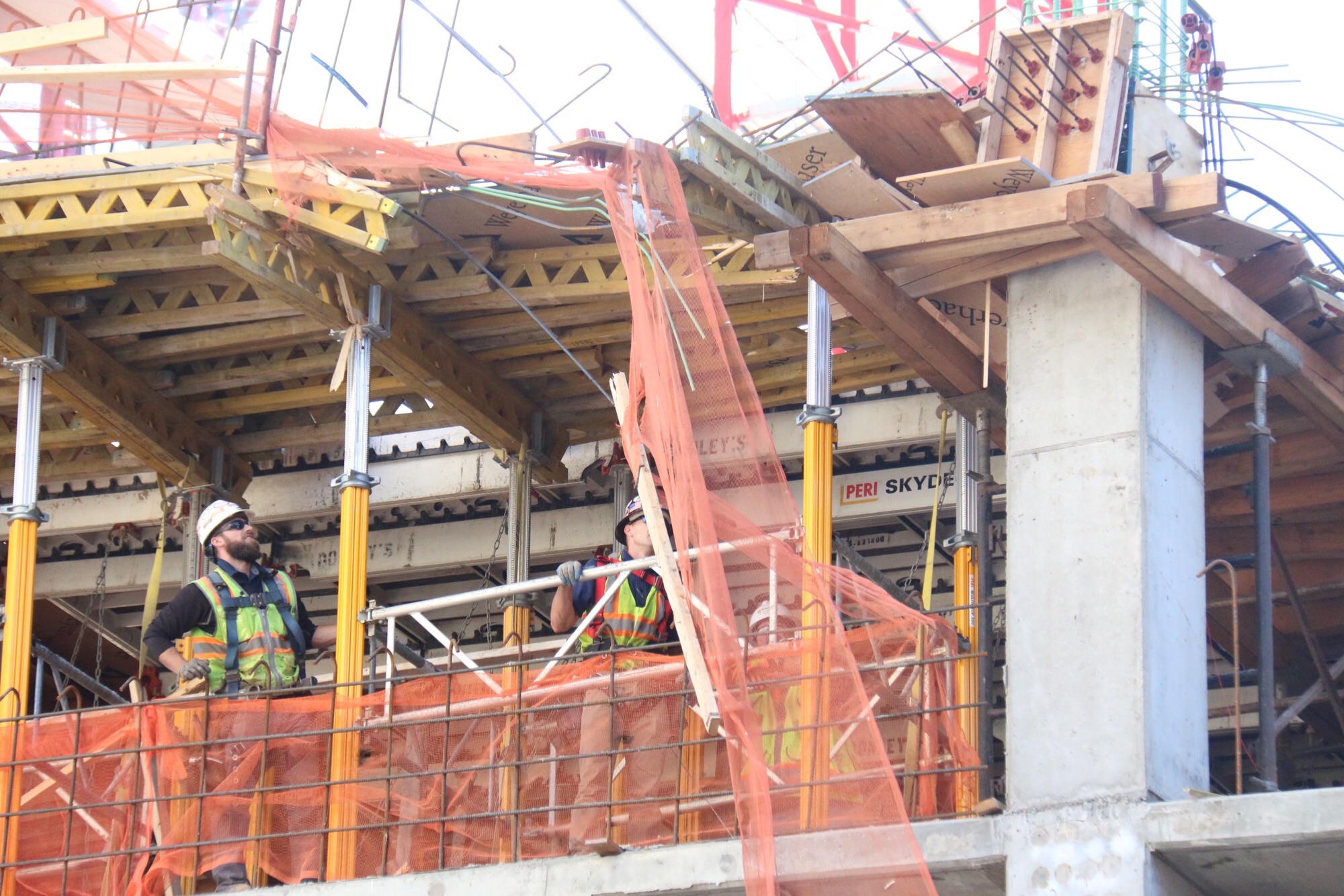 Part of parking garage collapses in Cleveland's Playhouse Square