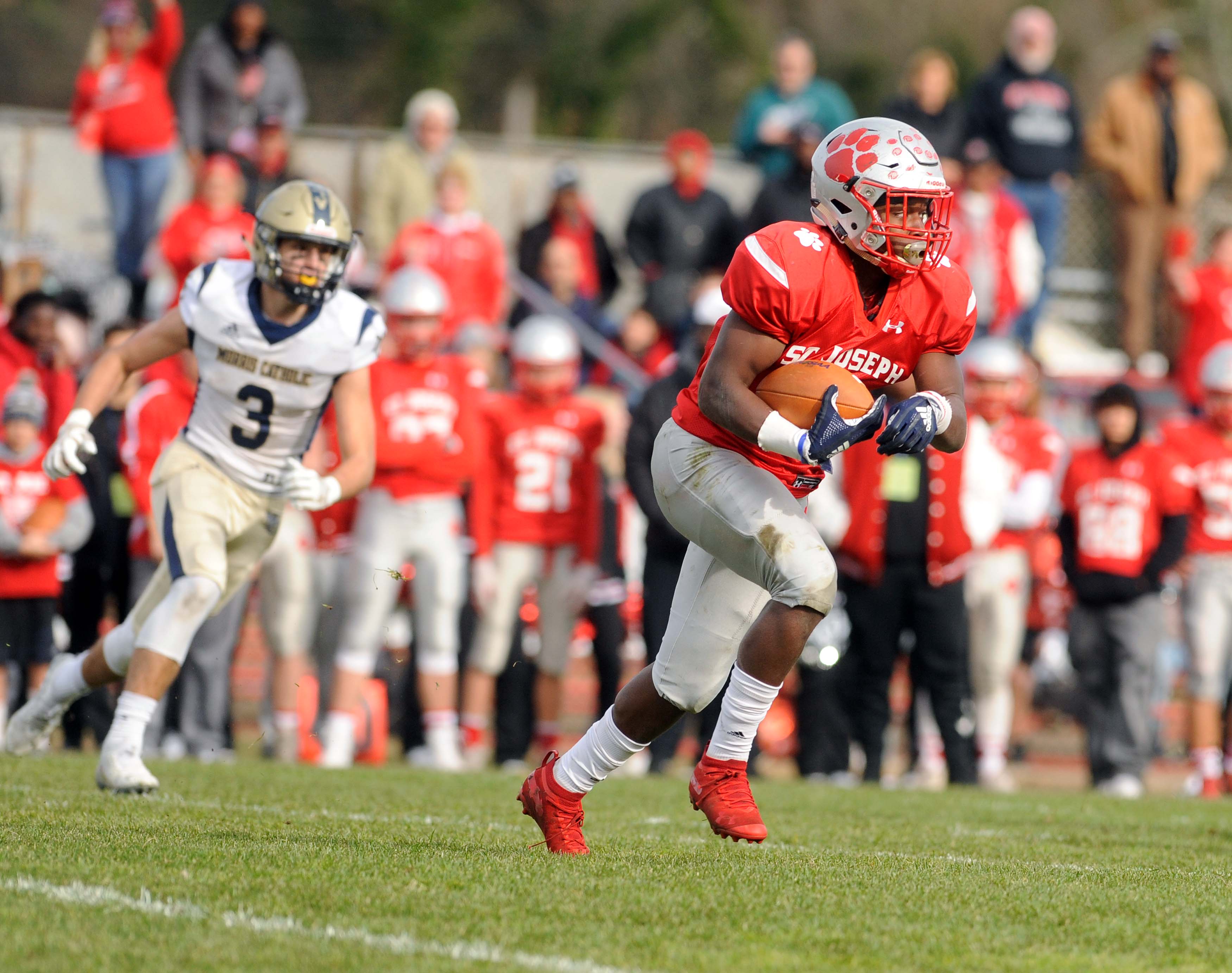 Non-public group 2 semifinal game Morris Catholic at St. Joe's ...