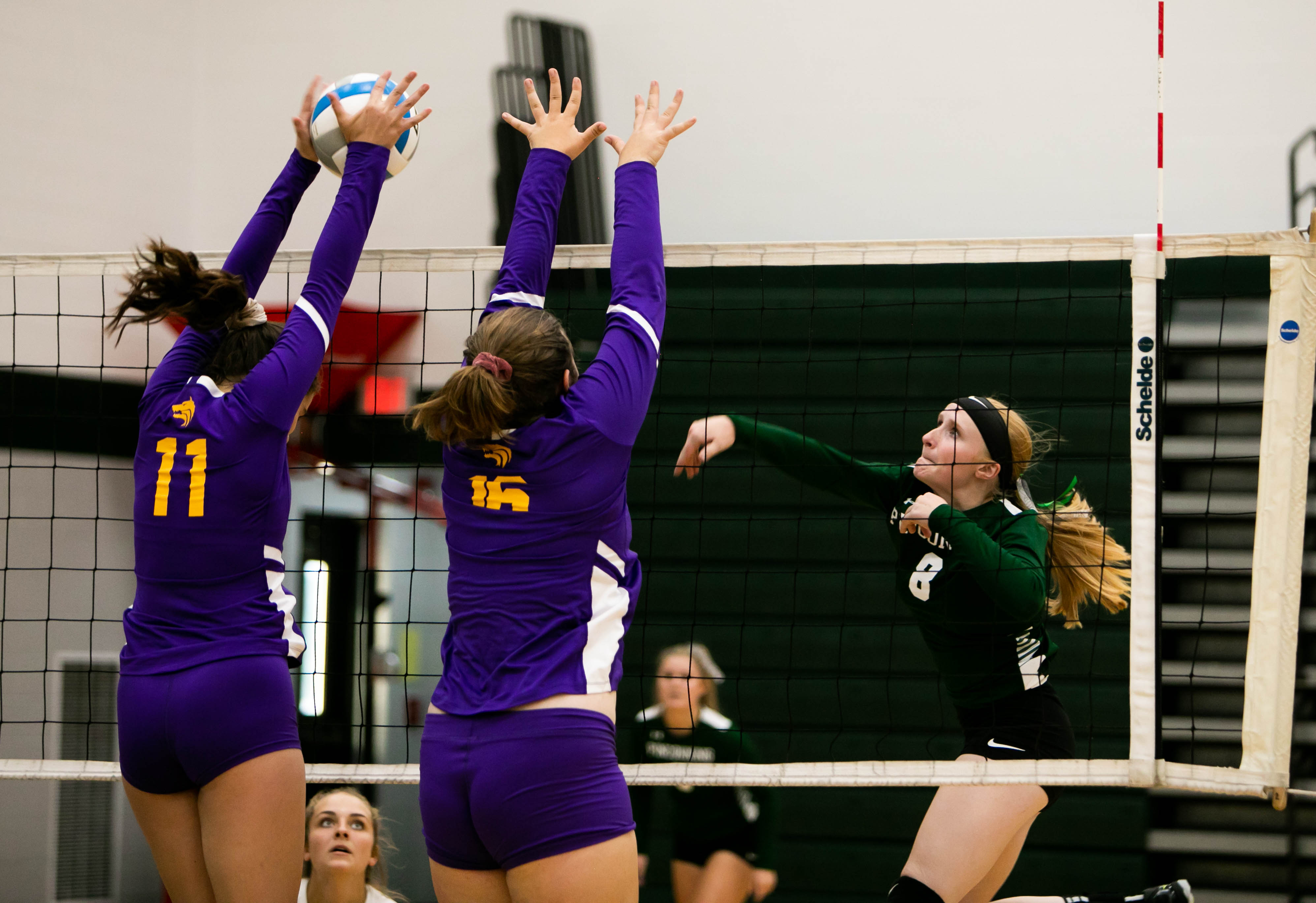 Bay County varsity volleyball tournament at Pinconning High School
