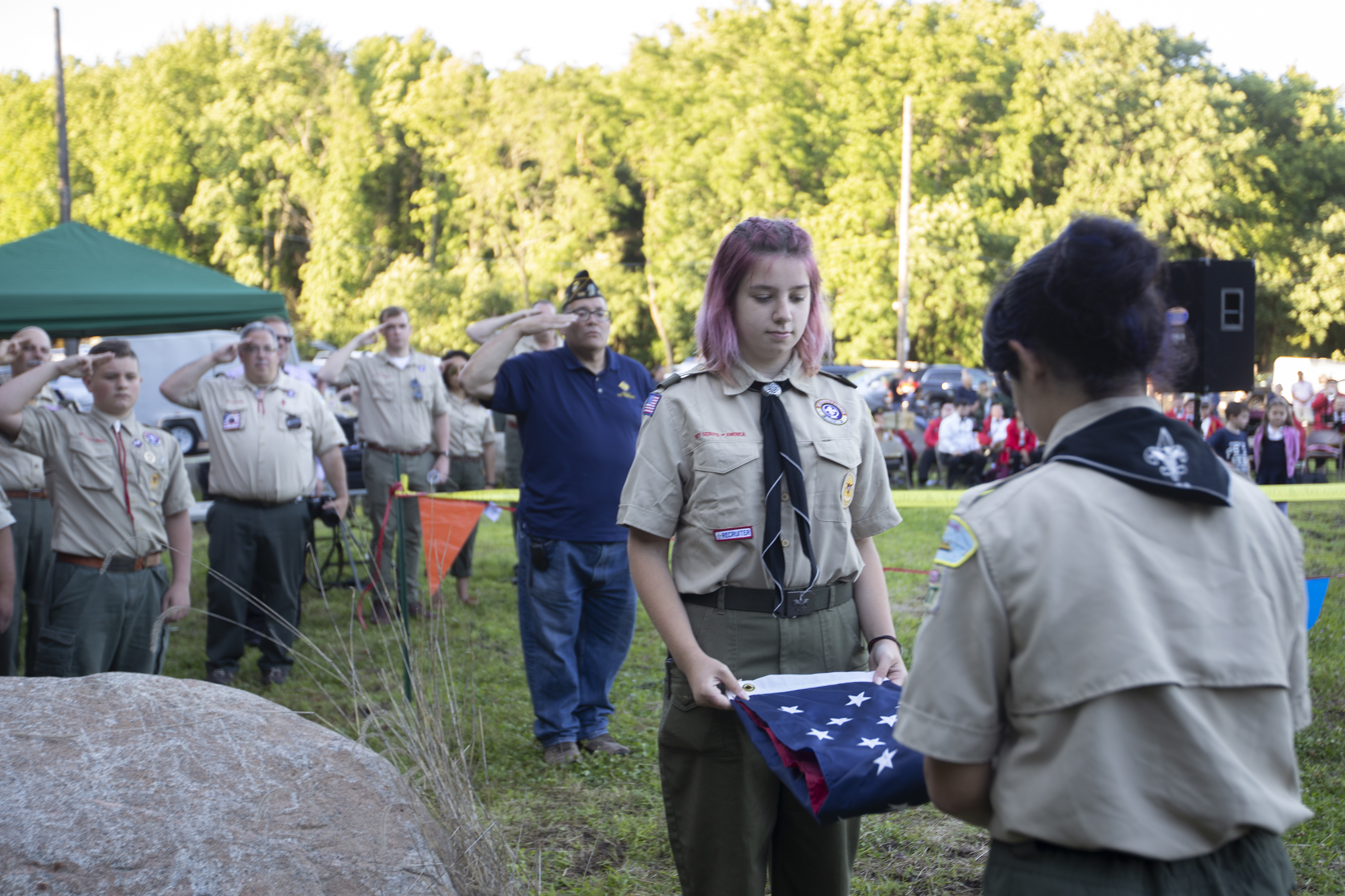 Photos from the Boy Scout Flag Retirement Ceremony - silive.com