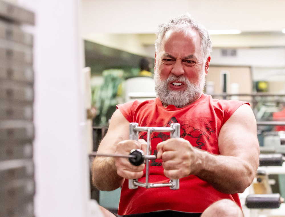YMCA powerlifter Gerald 