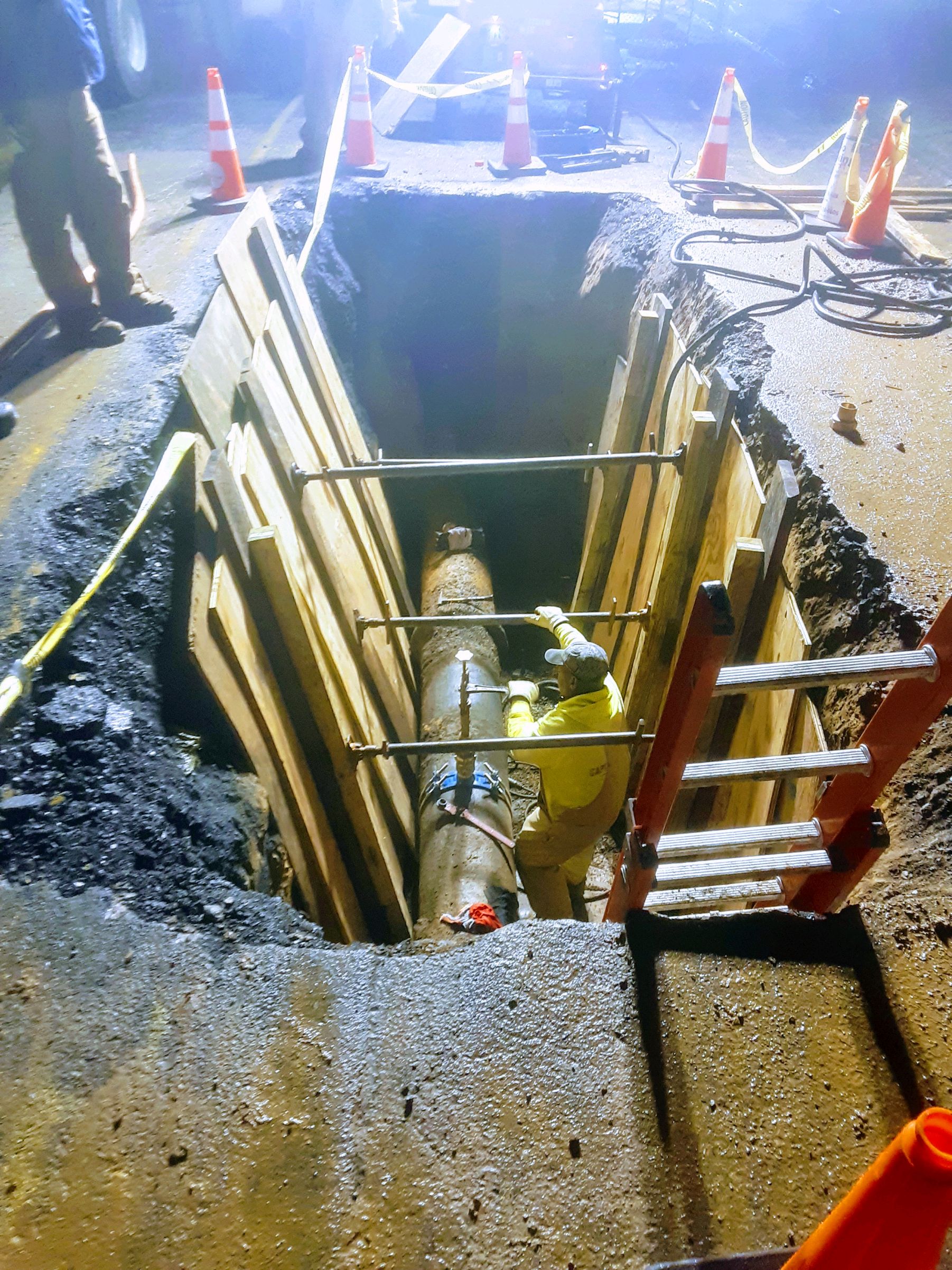 Harrisburg water main break undergo repairs