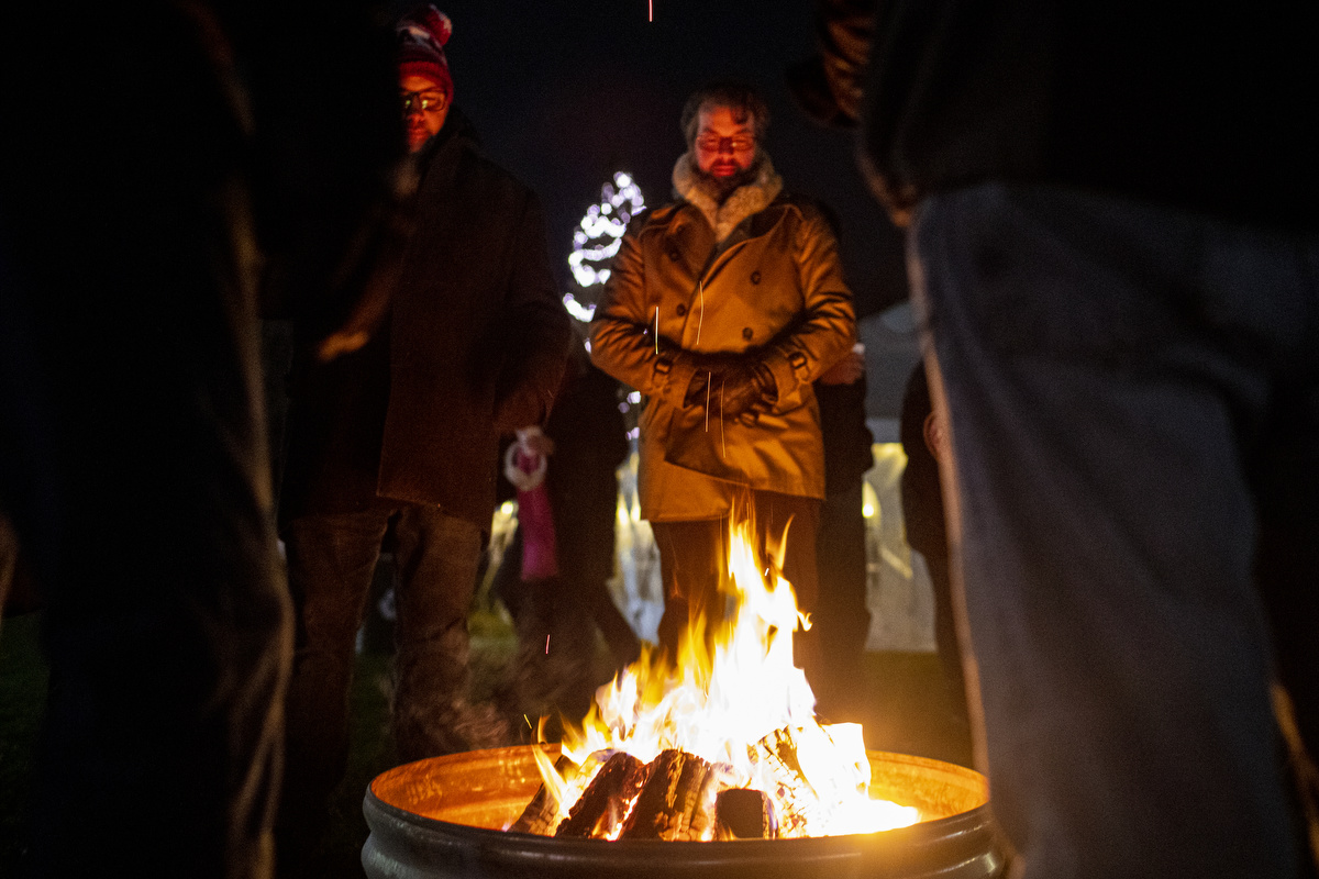 Portage tree lighting ceremony 2019
