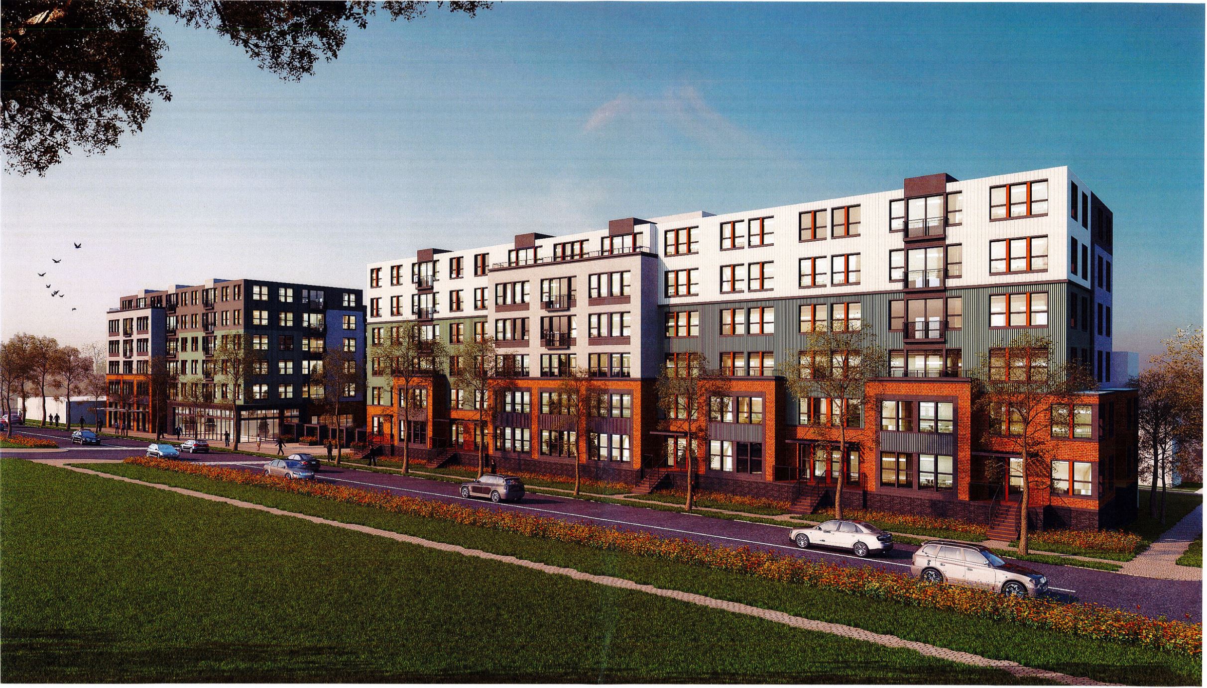 See drawings of proposed Syracuse apartment project
