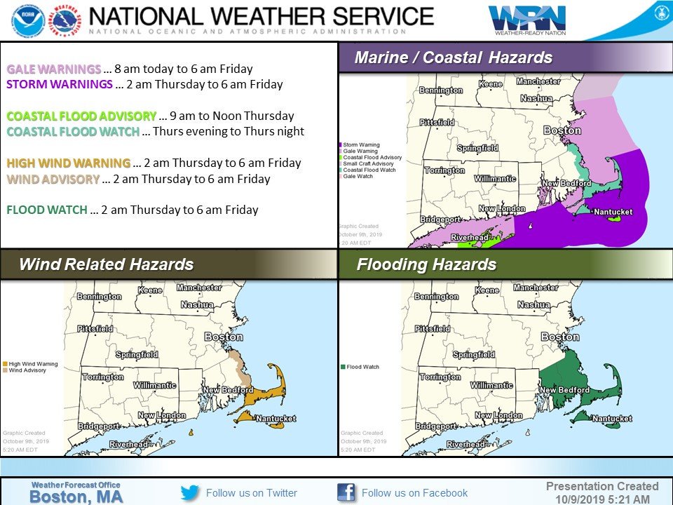 Coastal storm to hit Massachusetts Wednesday through Friday - masslive.com