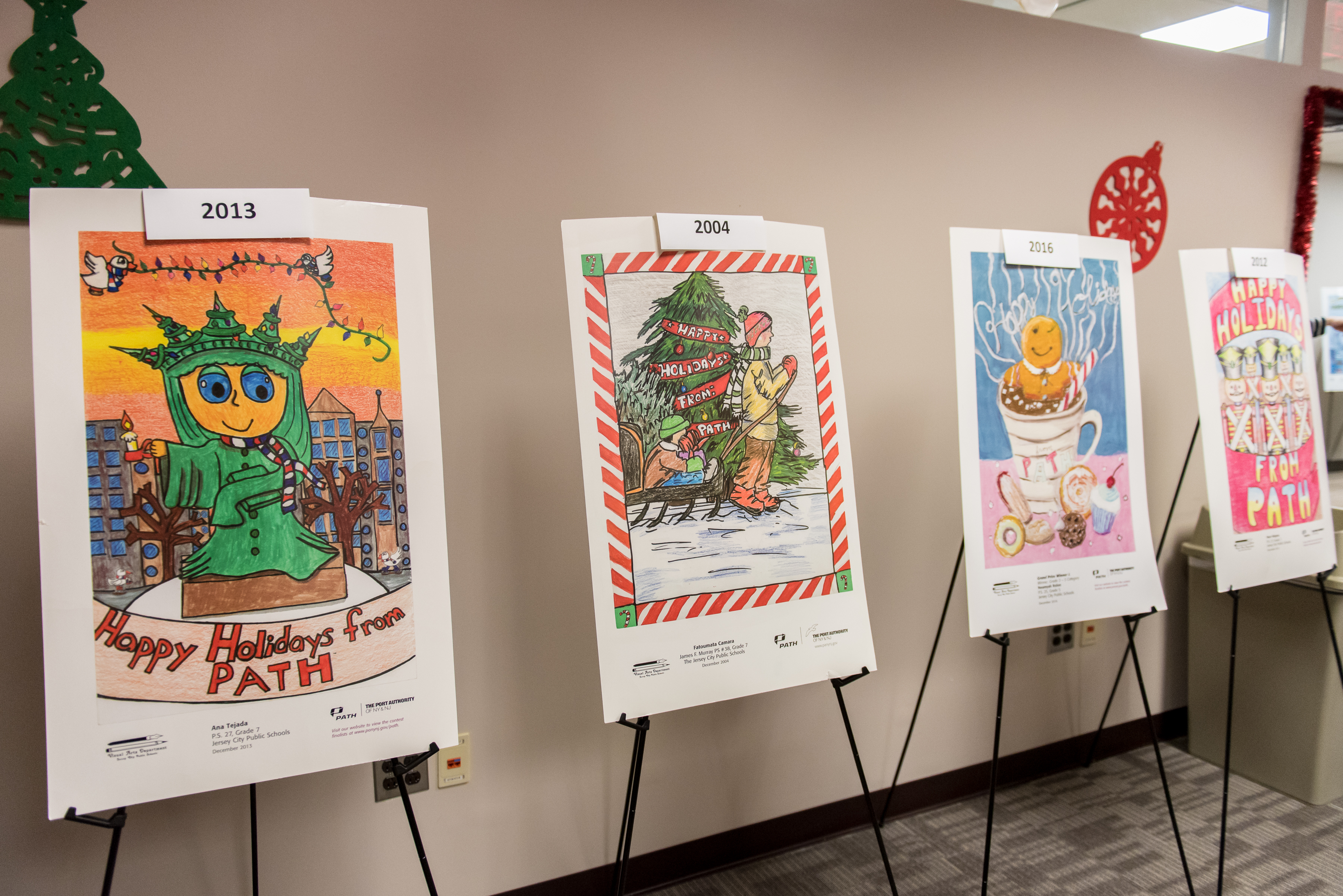 30th annual PATH Holiday Poster contest winners - nj.com