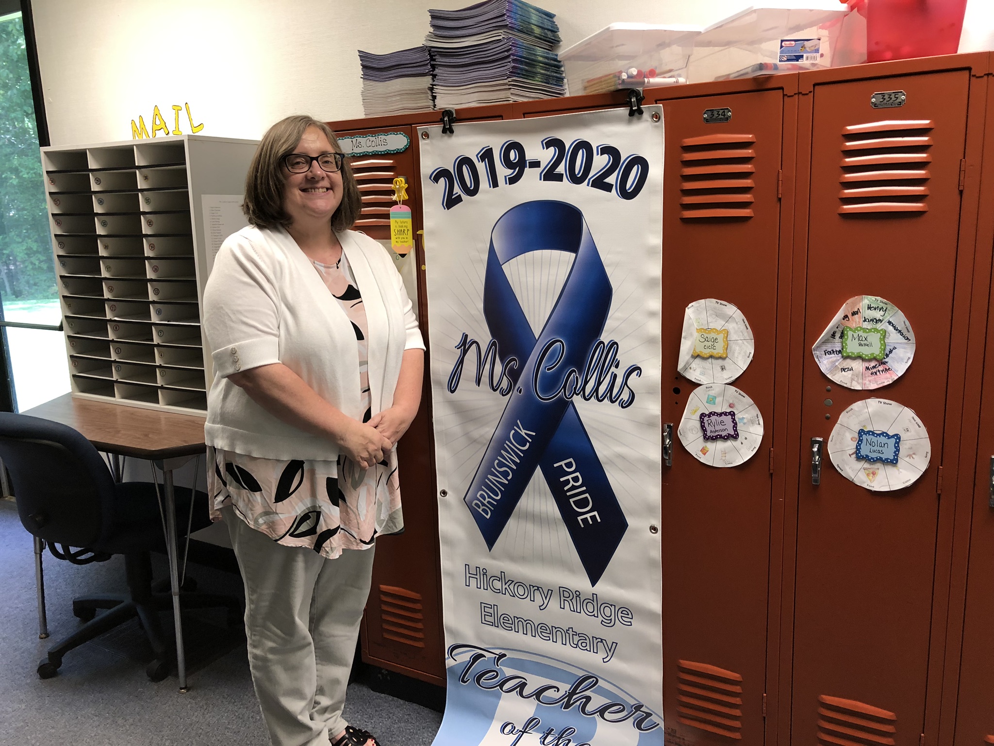 Rhonda Collis is 2019 Hickory Ridge Elementary School Teacher of the