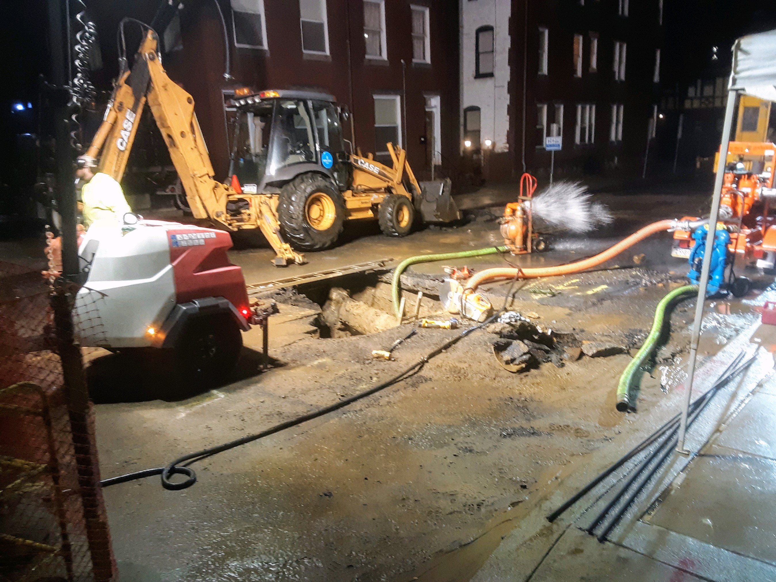 Harrisburg water main break undergo repairs