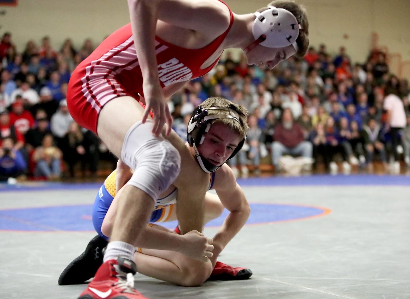 Wrestling Paulsboro defeats Woodstown in SJ Group 1 final, Feb. 14