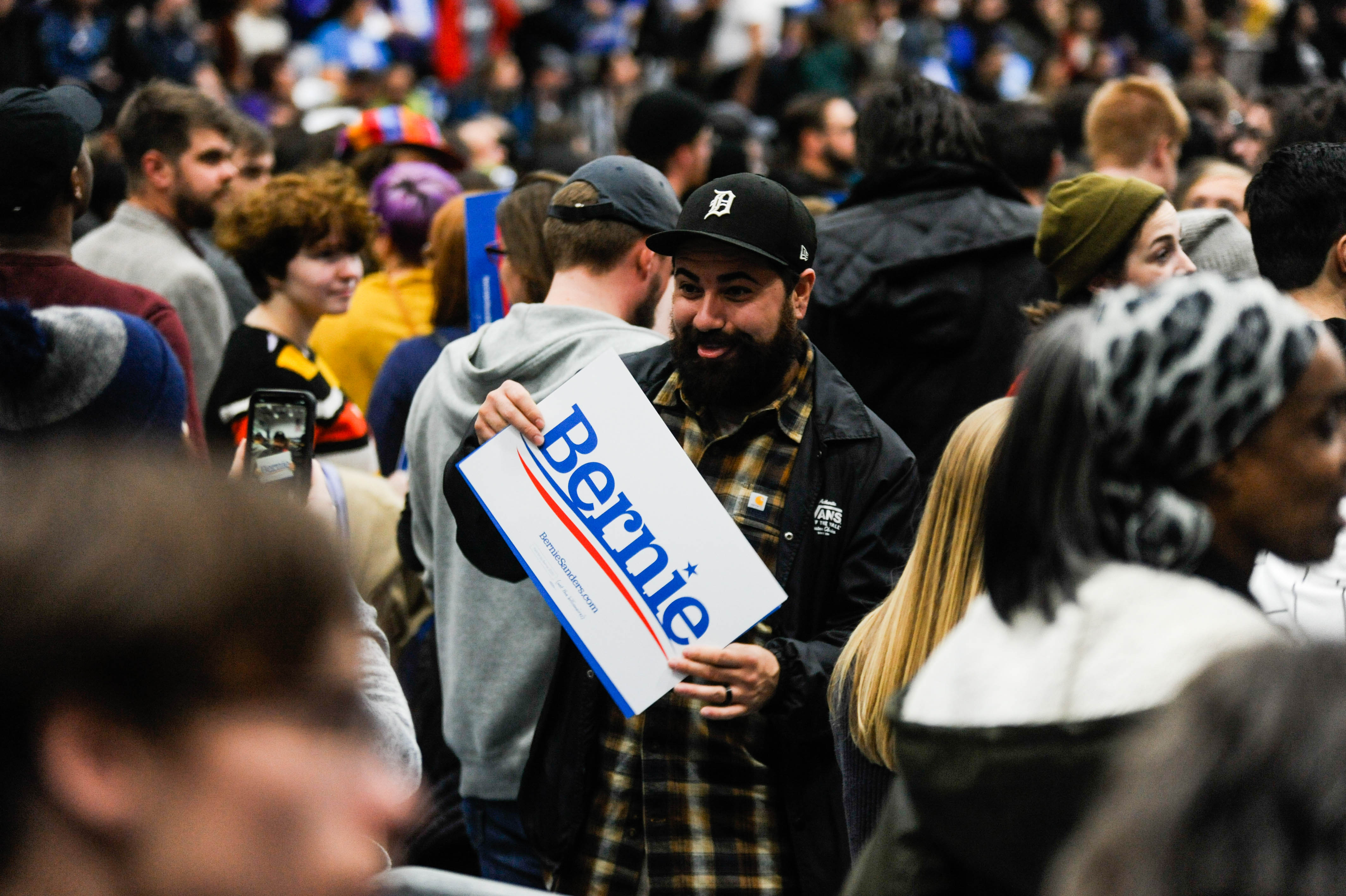 Bernie Sanders rally at Cass Technical High School - mlive.com