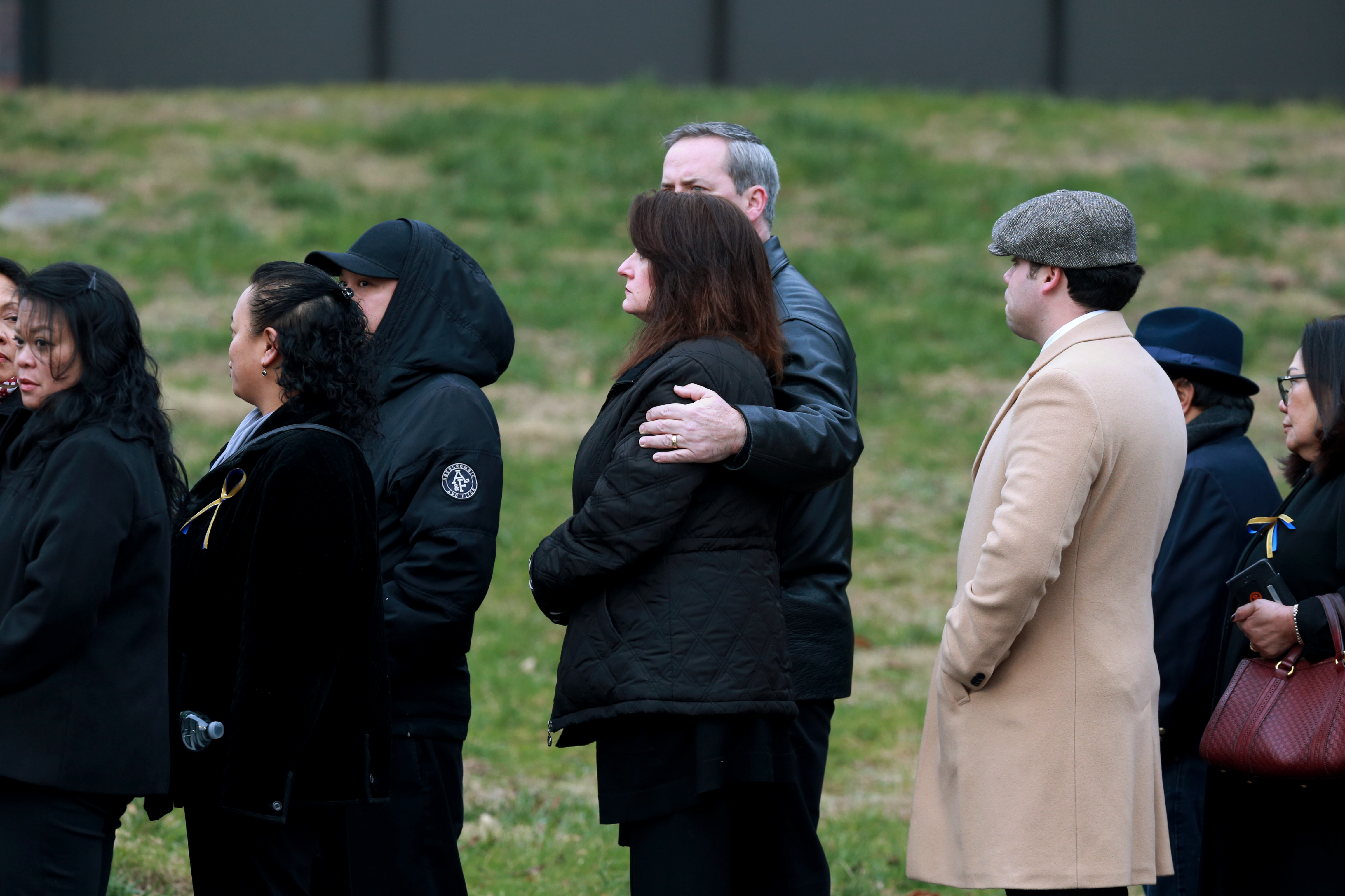 Hundreds line up in cold to say final goodbye to college student - nj.com