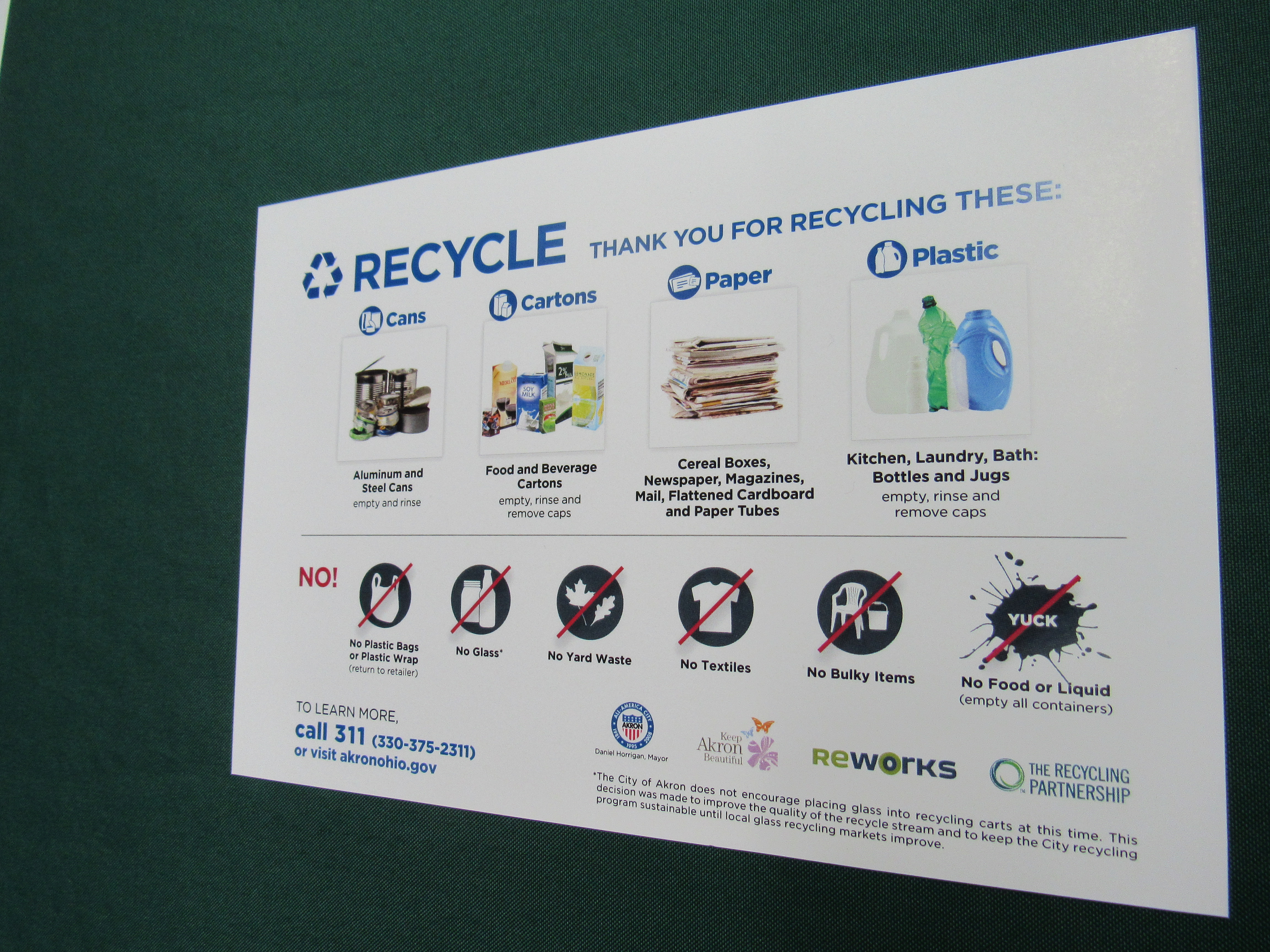 Akron launches 'Recycle Right' campaign - cleveland.com