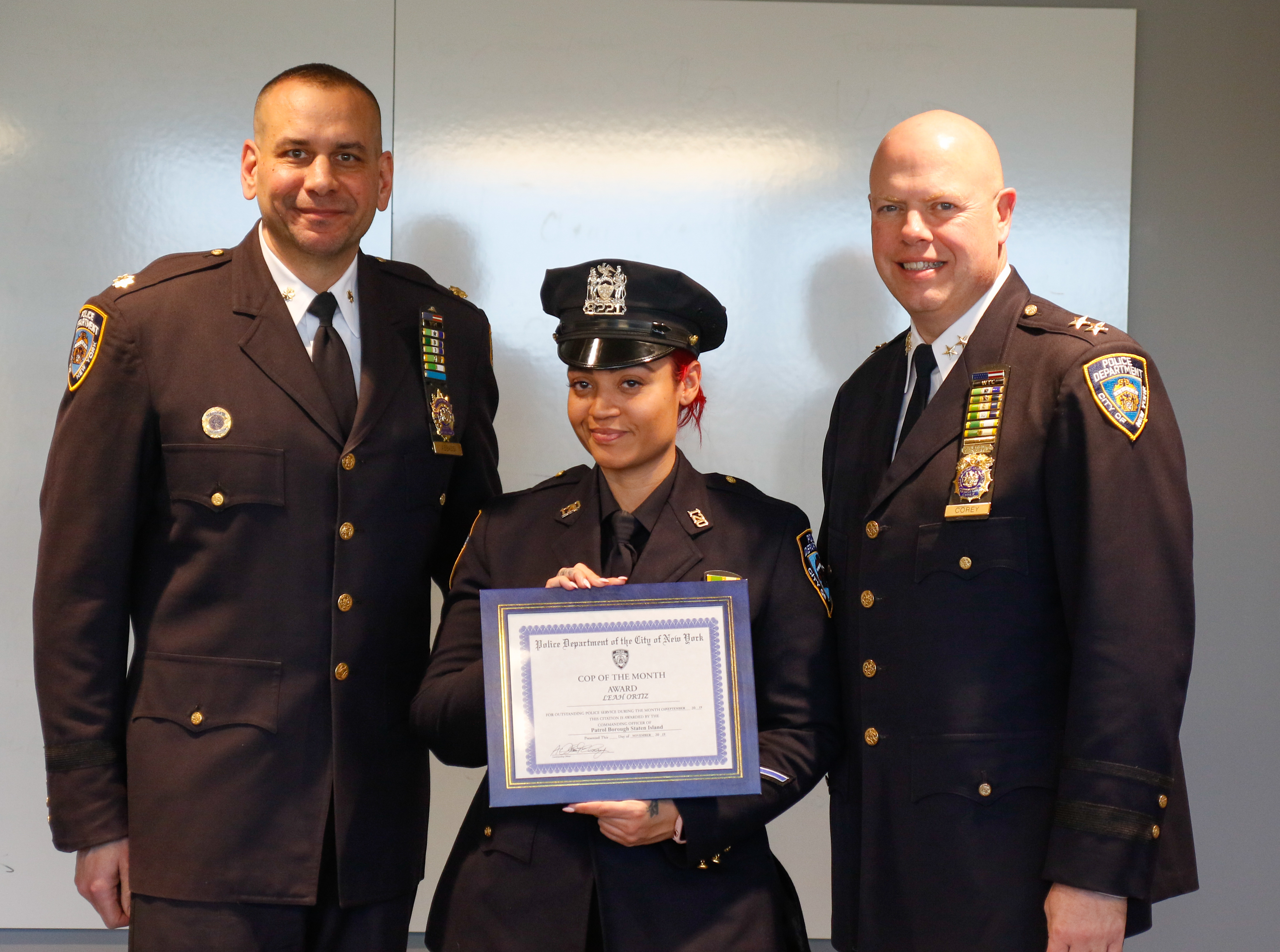 Police Officer of the Month ceremony - silive.com