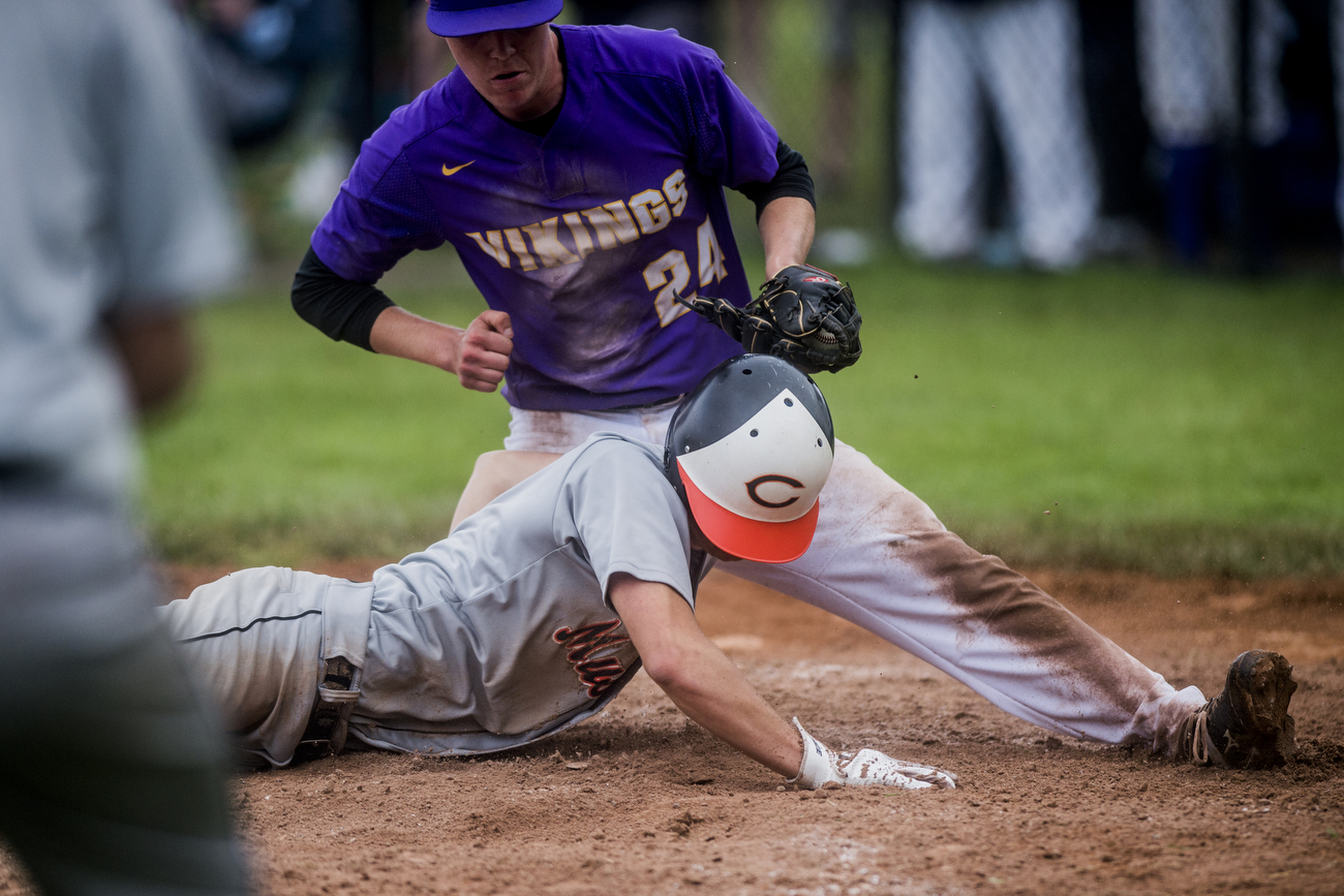 Clio boys baseball takes down Saginaw Swan Valley 43 in Division 2
