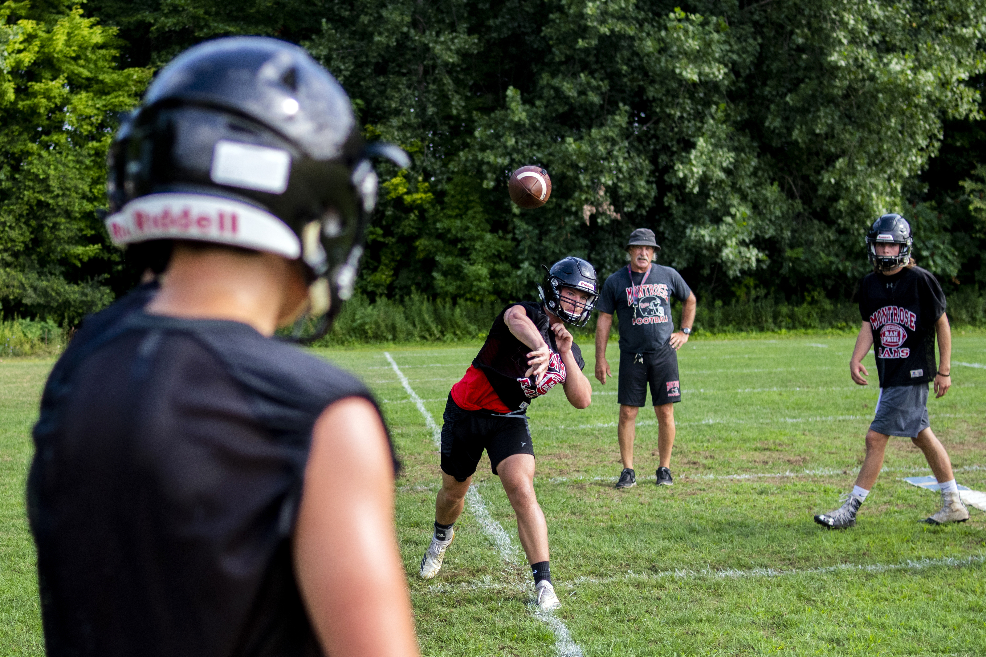 Montrose digs deep, builds strength at first 2019 football practice ...