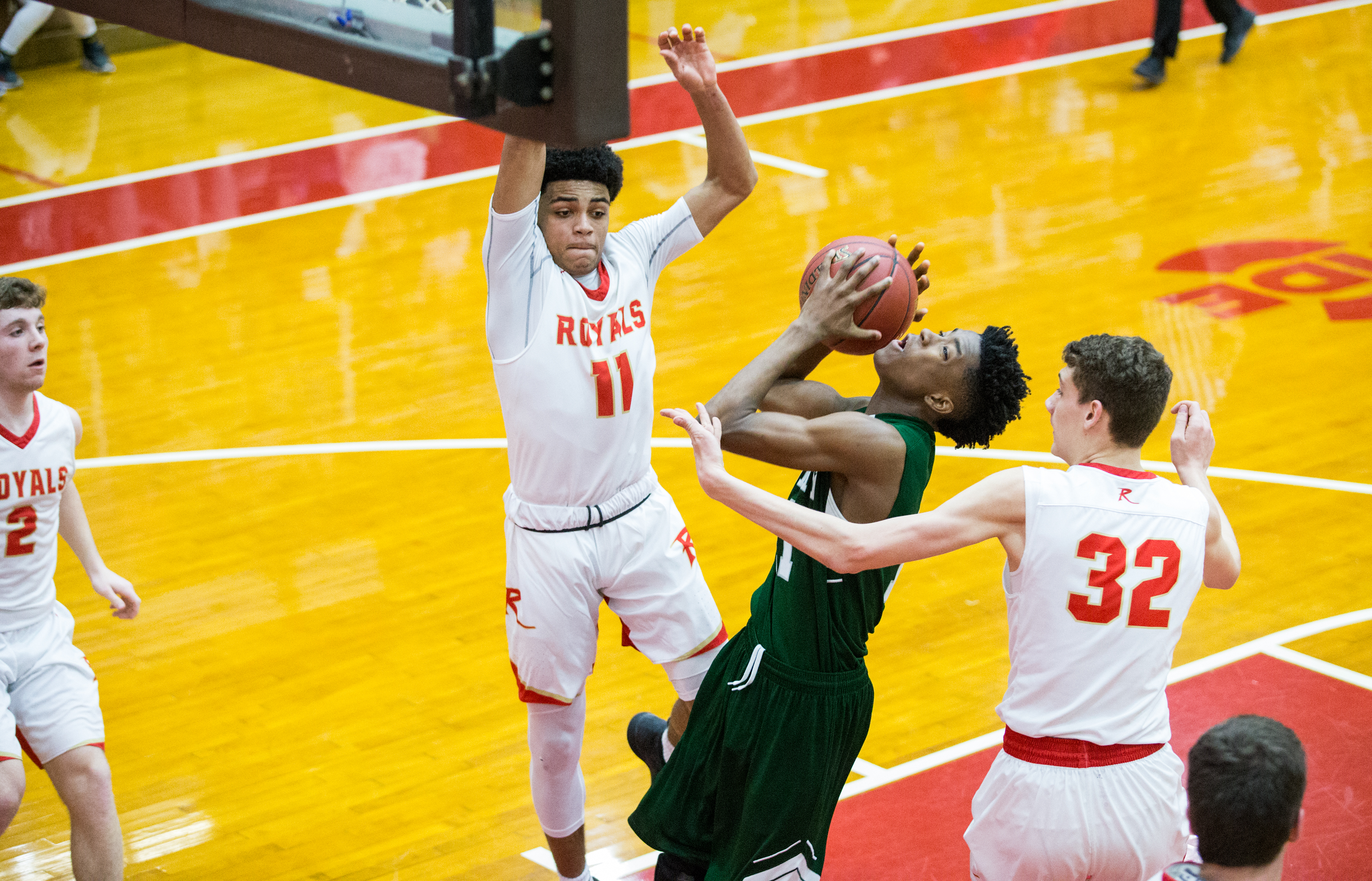 Trinity vs Holy Redeemer in the second round of PIAA 3A boys basketball ...