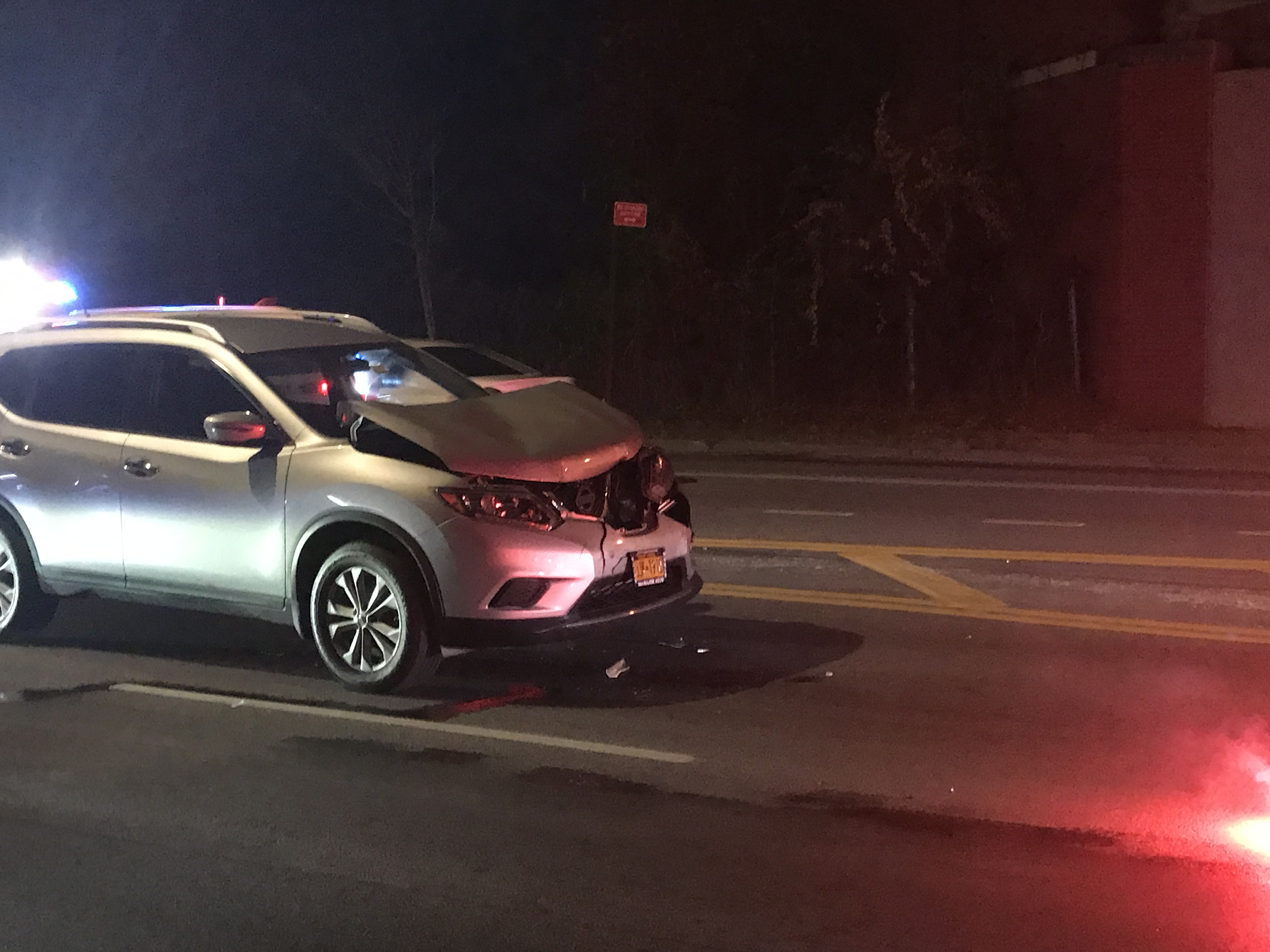 Officials respond to car accident in Eltingville