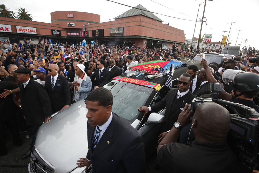 Nipsey Hussle funeral - cleveland.com