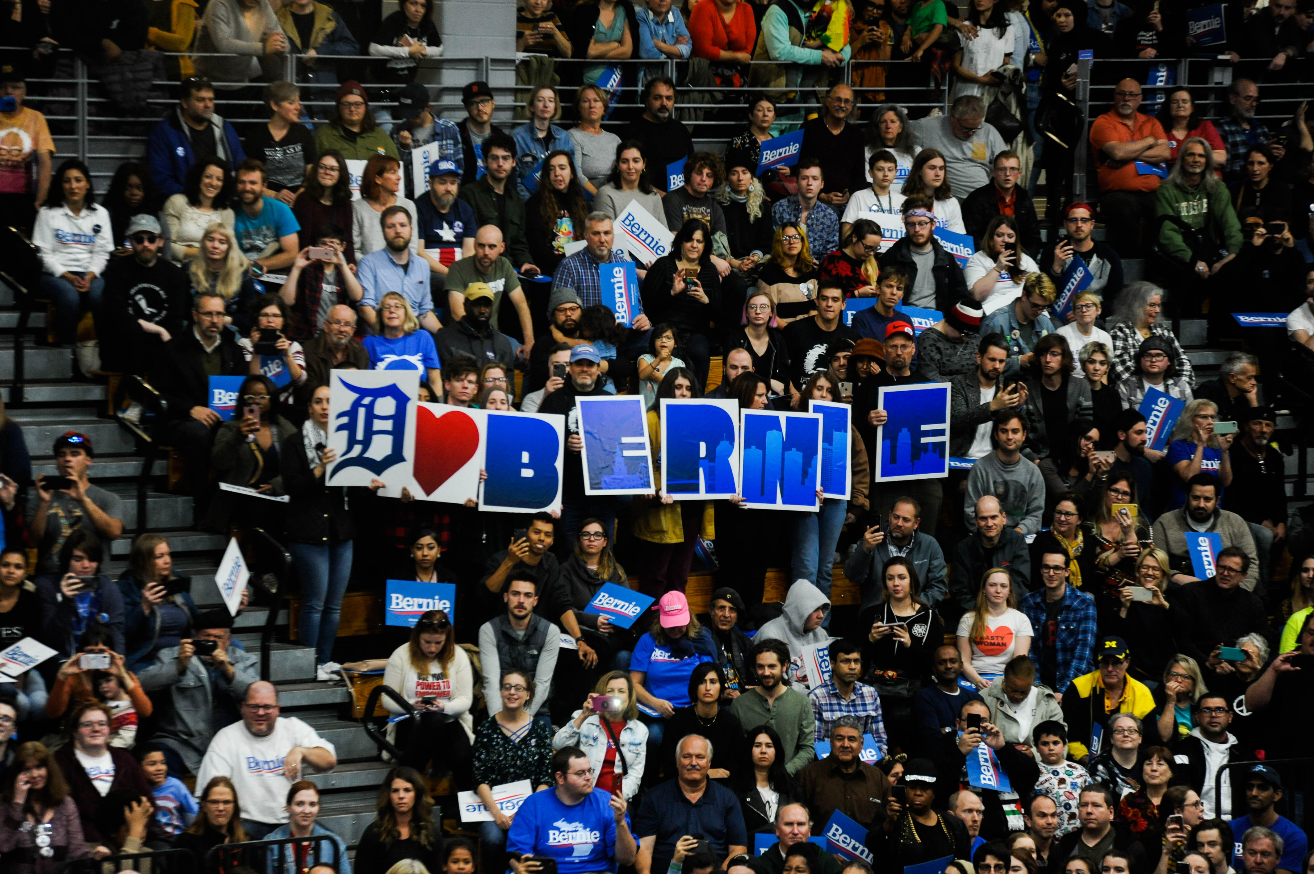 Bernie Sanders rally at Cass Technical High School - mlive.com