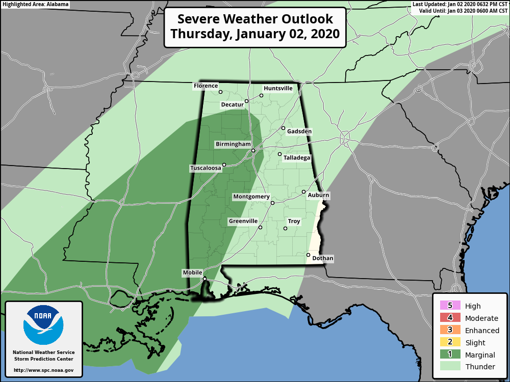 Rain and possibly severe storms in Alabama forecast today - al.com
