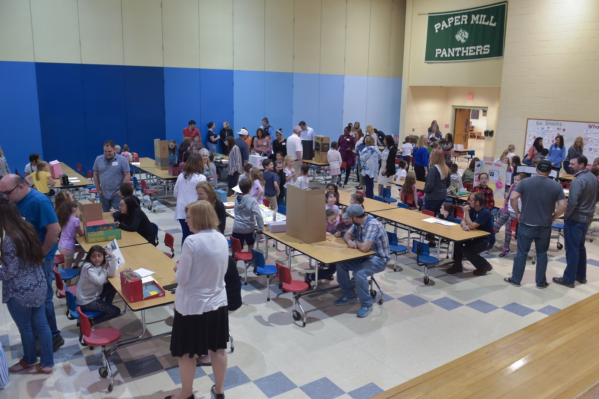 Paper Mill Elementary School second grade takes 350years of Westfield
