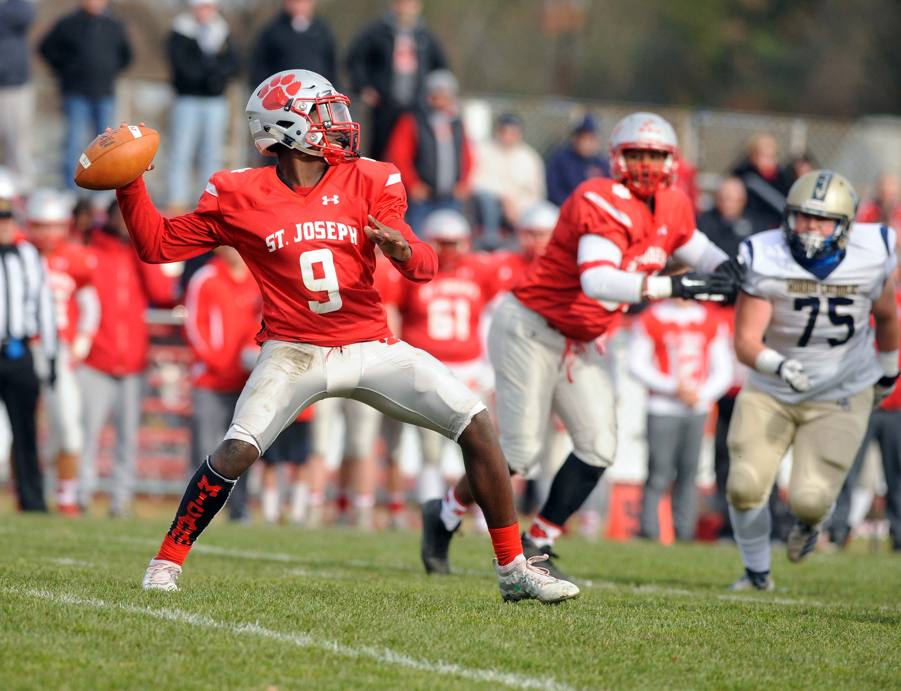 Non-public group 2 semifinal game Morris Catholic at St. Joe's ...