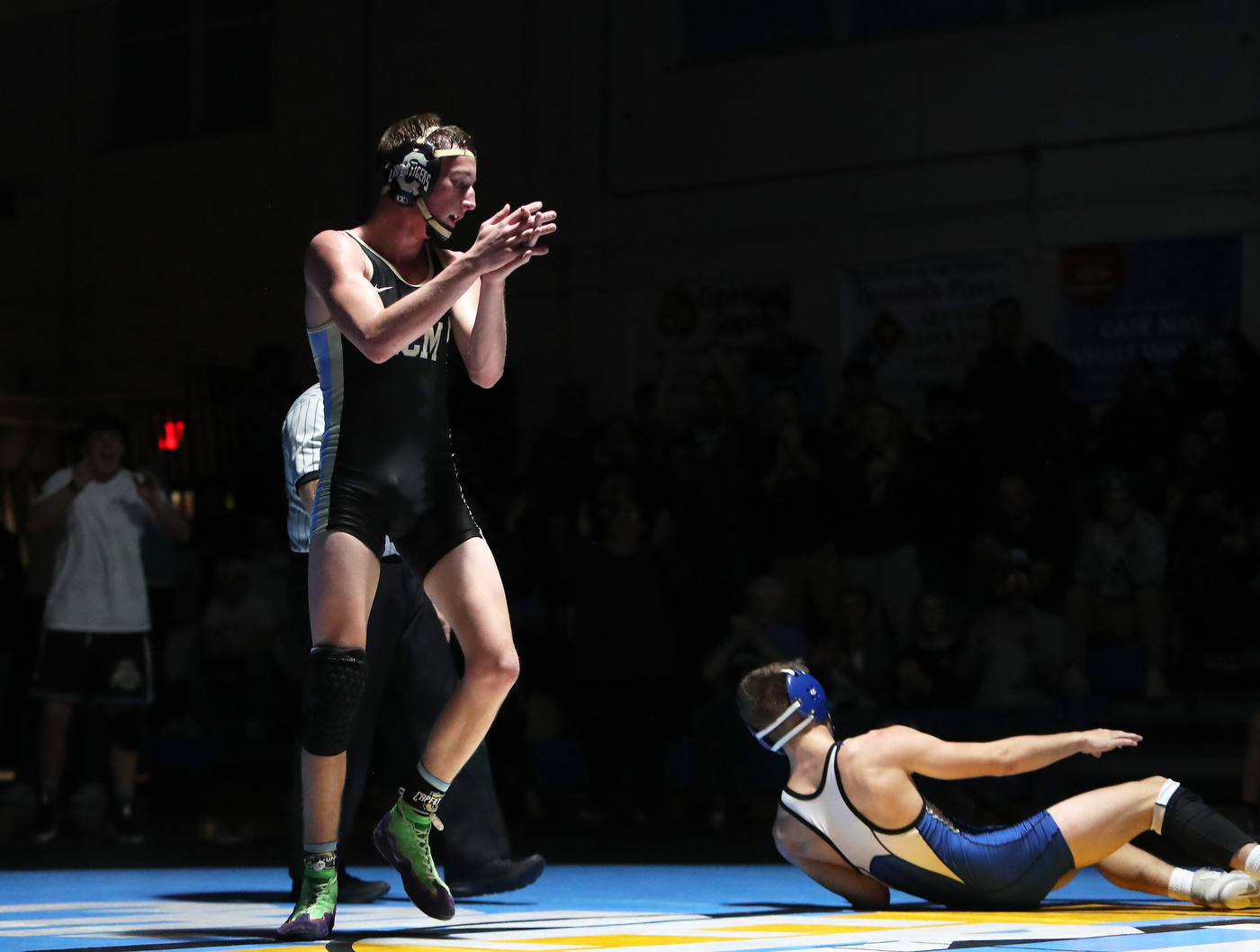 Wrestling Lower Cape May Regional defeats Oakcrest in SJ2 quarterfinal