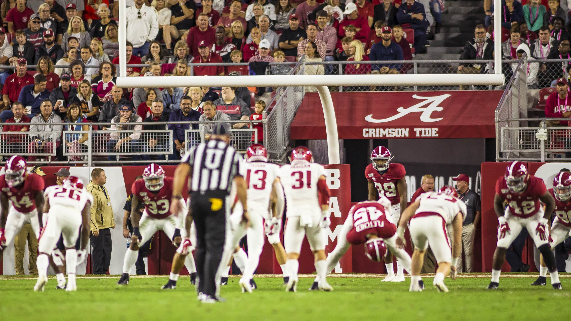 Alabama Football vs. Arkansas, Oct. 26, 2019