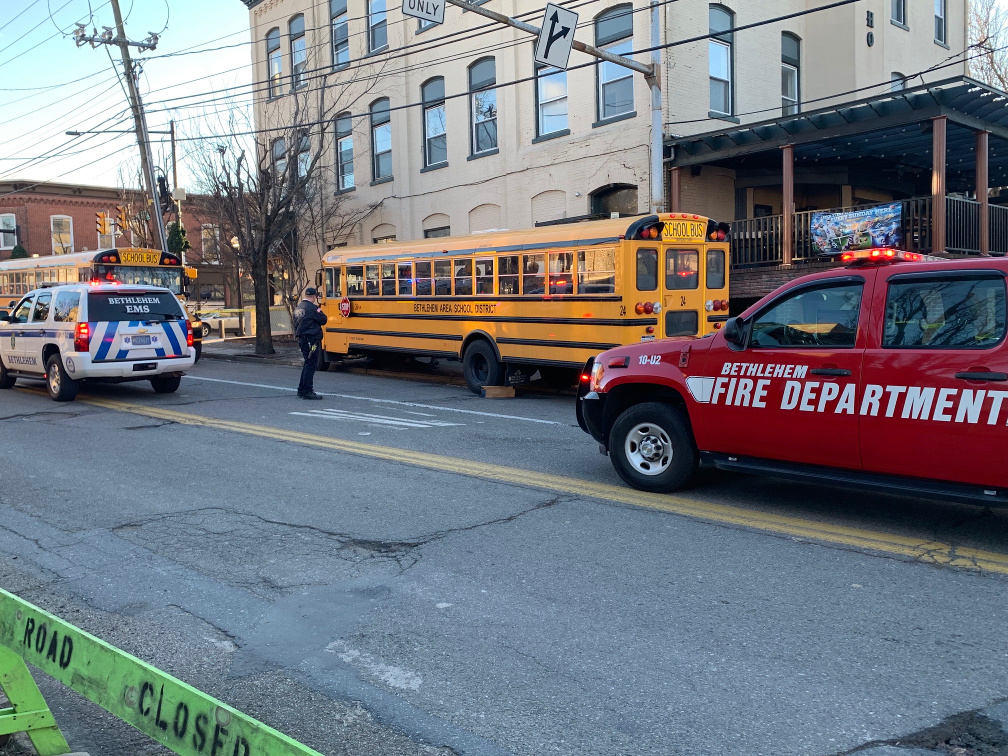 School bus driver taken to hospital in Bethlehem crash ...