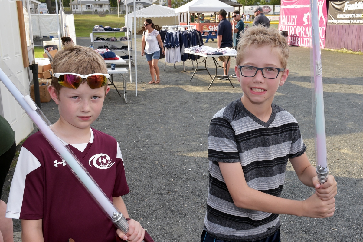 Seen Star Wars night at the Valley Blue Sox game in Holyoke