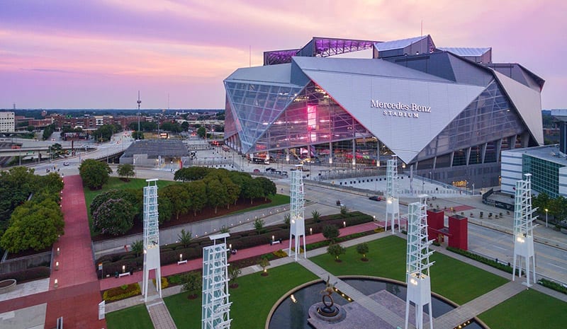 Atlanta S Mercedes Benz Stadium Home Of Sec Championship Game