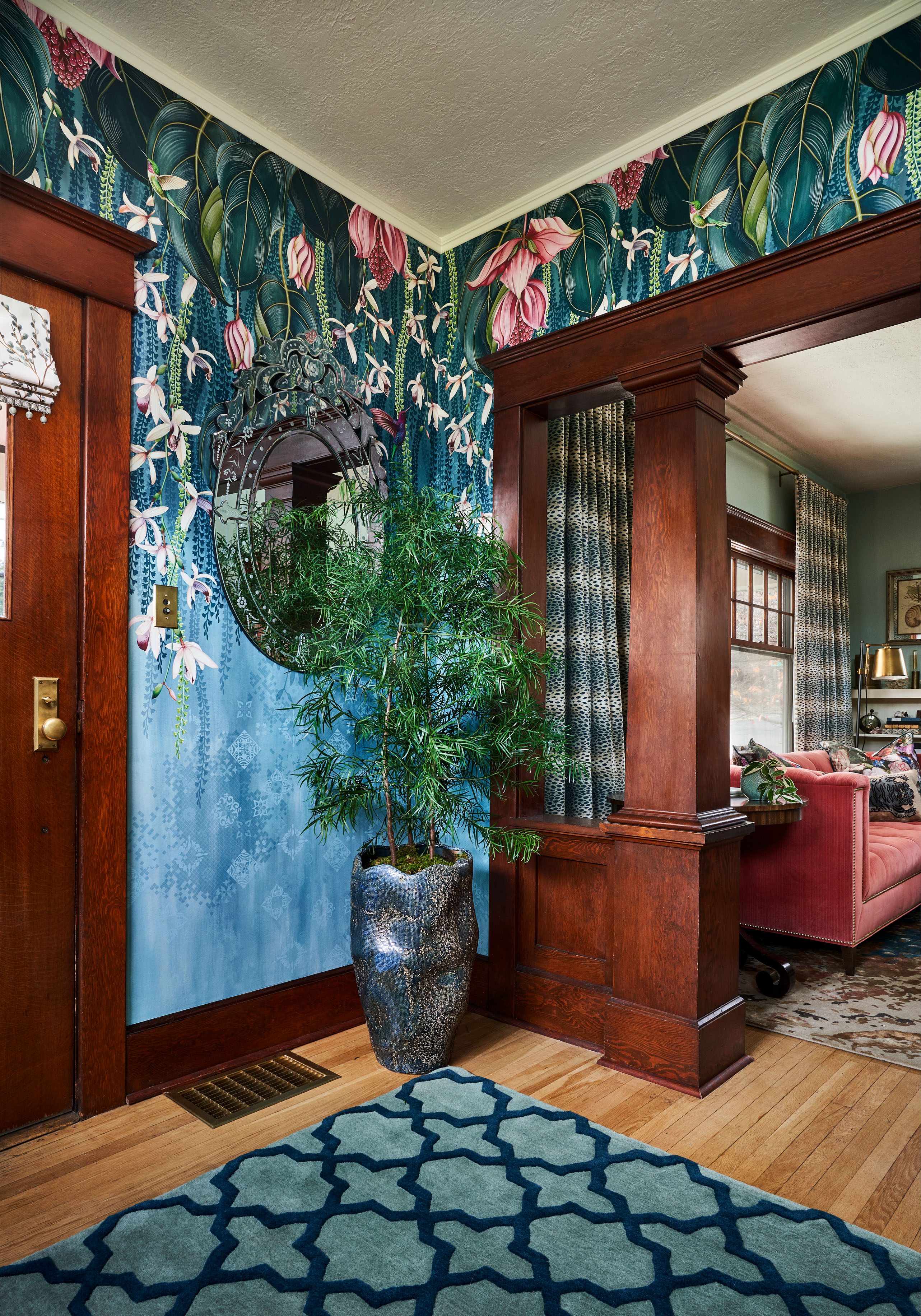 A wild, welcoming entry: Remodel for the holidays - oregonlive.com