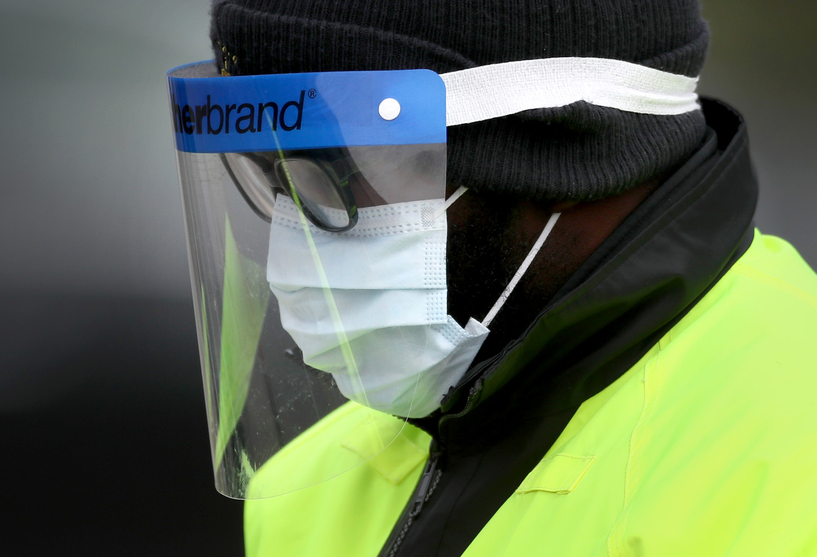 Drivethru coronavirus testing at W.O. Walker Building garage, operated