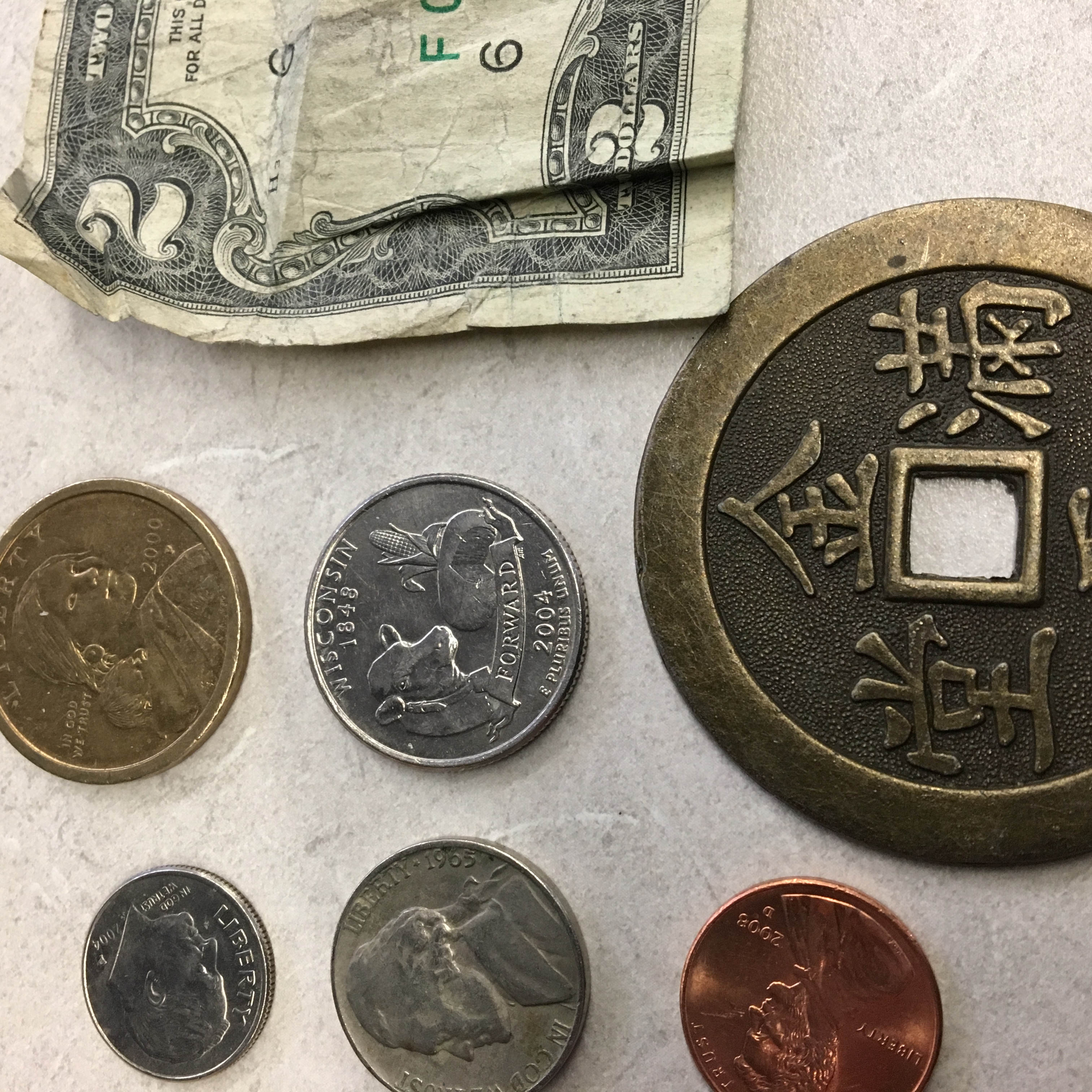 Would you bend over to pick up a dime?