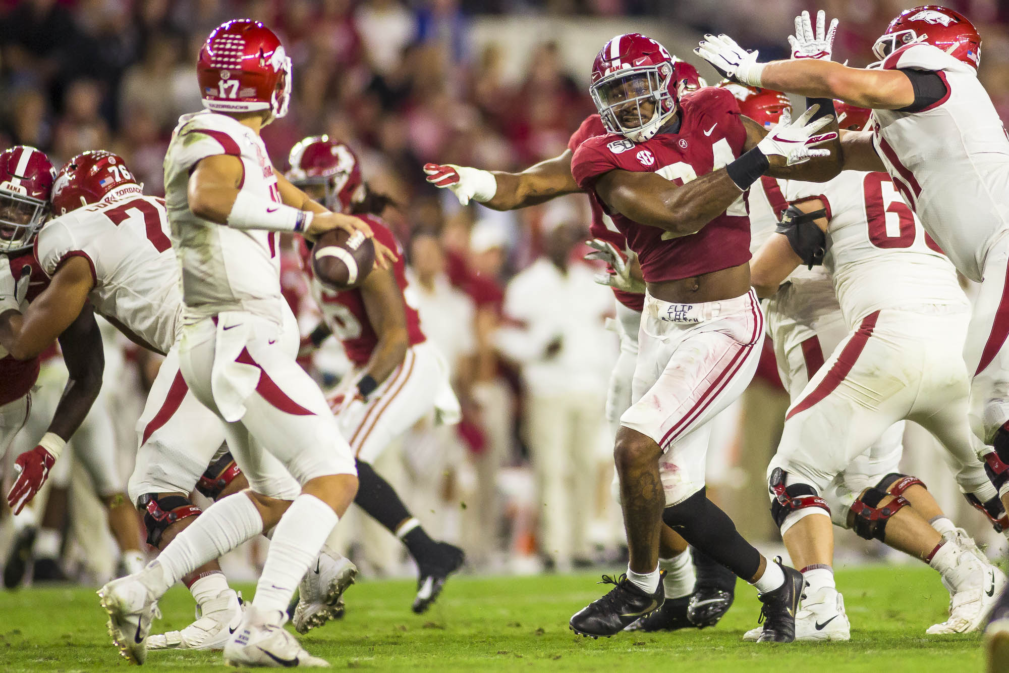 Alabama Football vs. Arkansas, Oct. 26, 2019