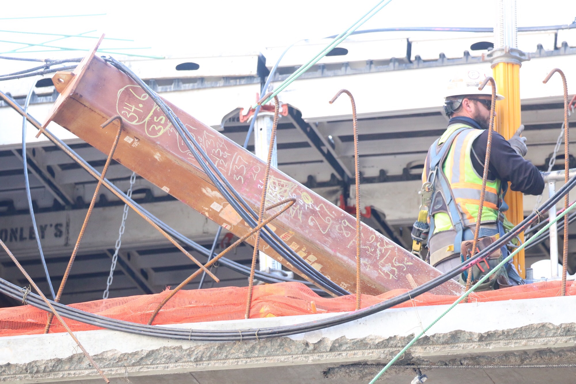Part of parking garage collapses in Cleveland's Playhouse Square