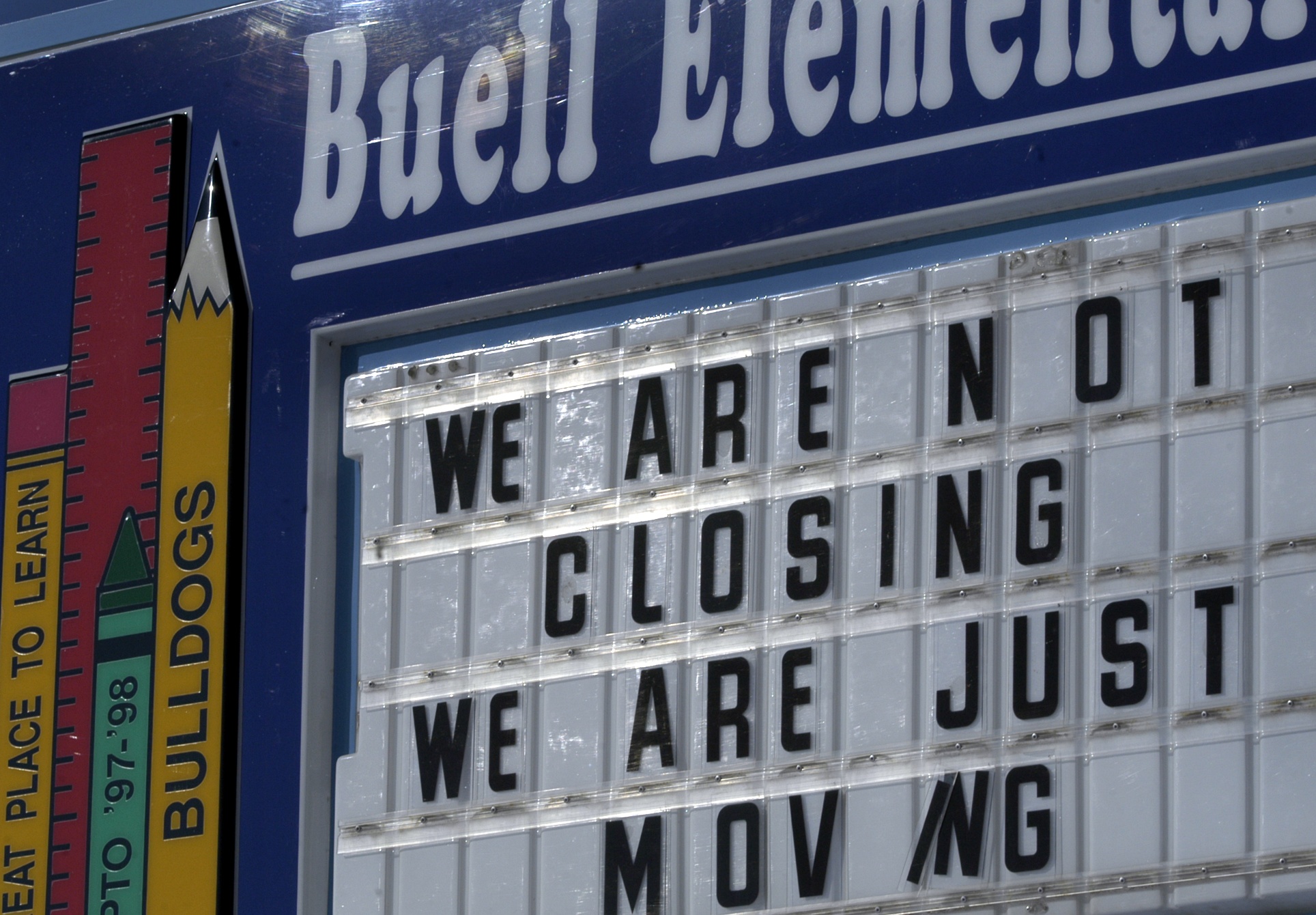 Buell Elementary School sits abandoned and mothballed on Feb. 25, 2004, four years after the fatal shooting of Kayla Rolland by a first grade classmate. (Flint Journal File Photo by Steve Jessmore)