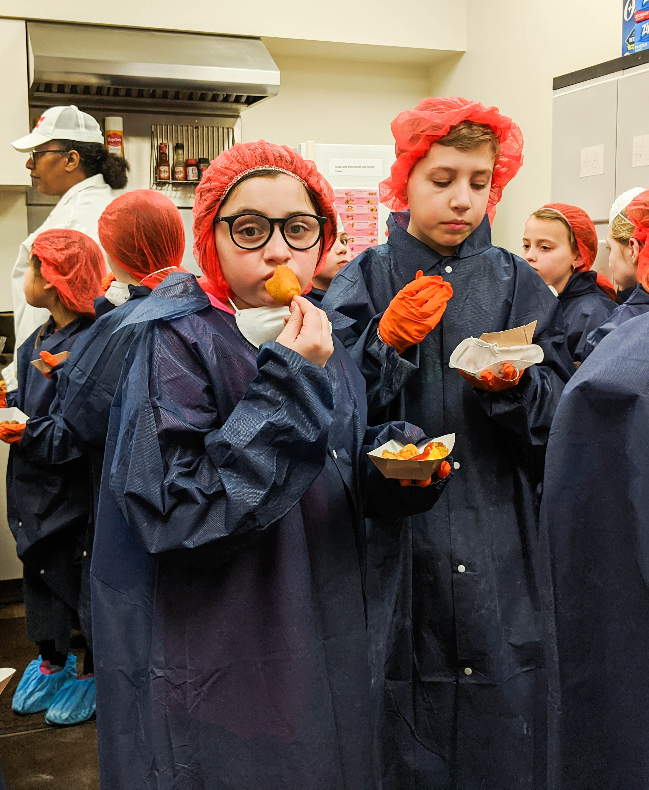 Bean Elementary School tours Fry Krisp facility
