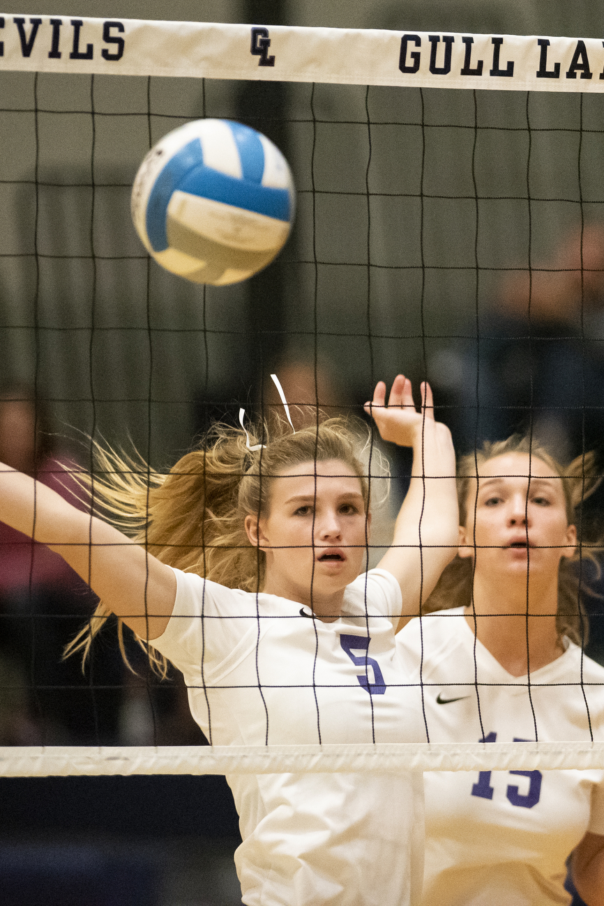 Gull Lake volleyball hosts stateranked Mattawan, Bronson for trimeet