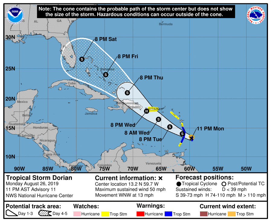 New Tropical Depression Forms In Atlantic Could Become Tropical Storm Erin By Tuesday Al Com