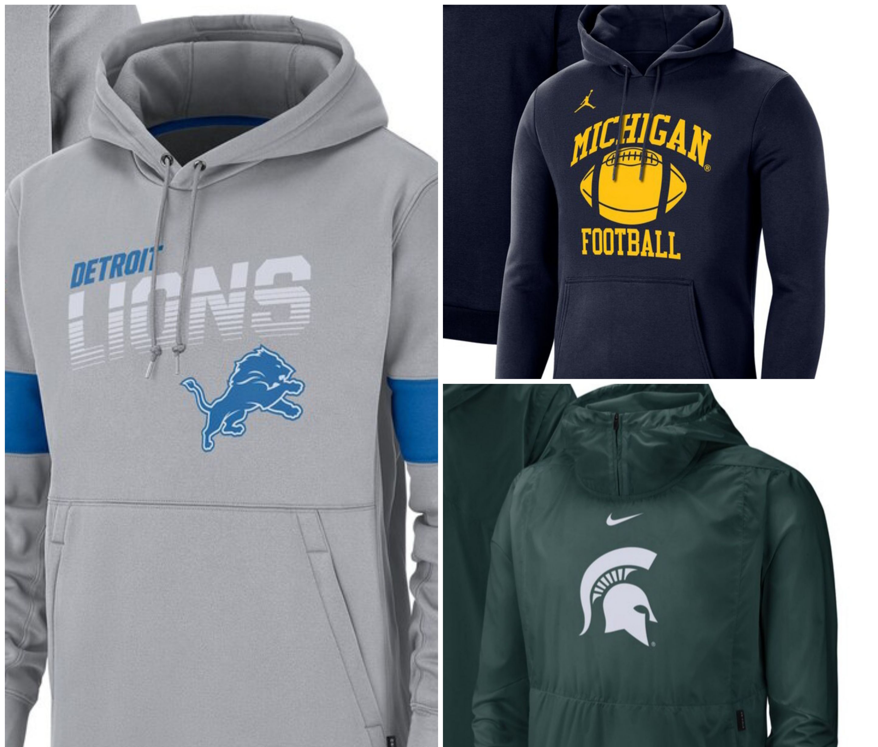 detroit lions sideline sweatshirt