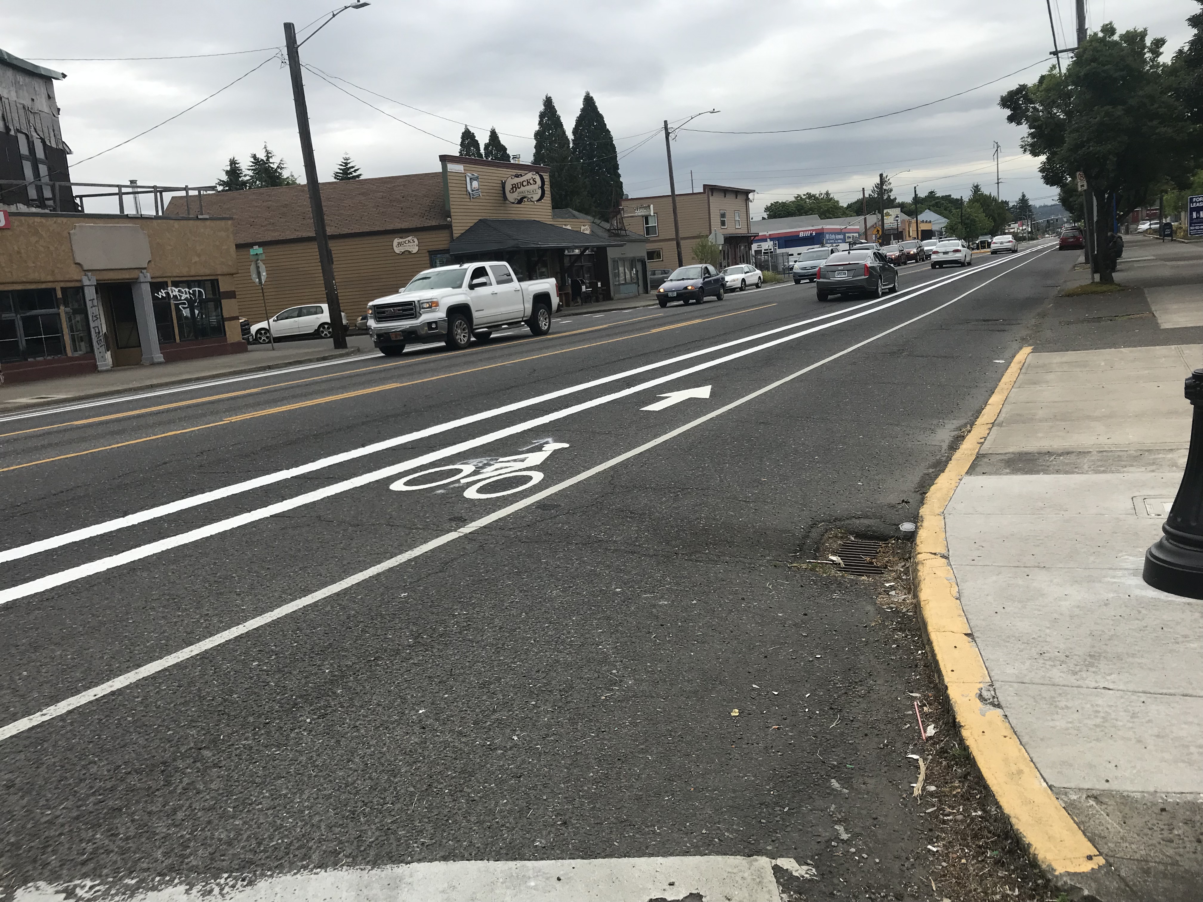 Foster Road gets bike lanes - oregonlive.com