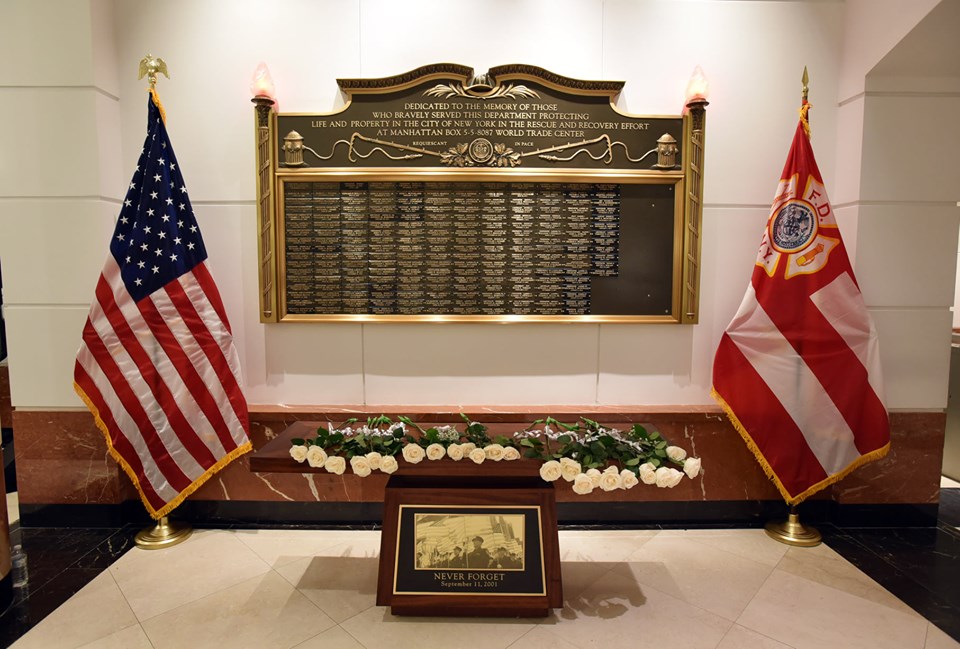 FDNY honors fallen 9/11 S.I. heroes at memorial wall ceremony - silive.com