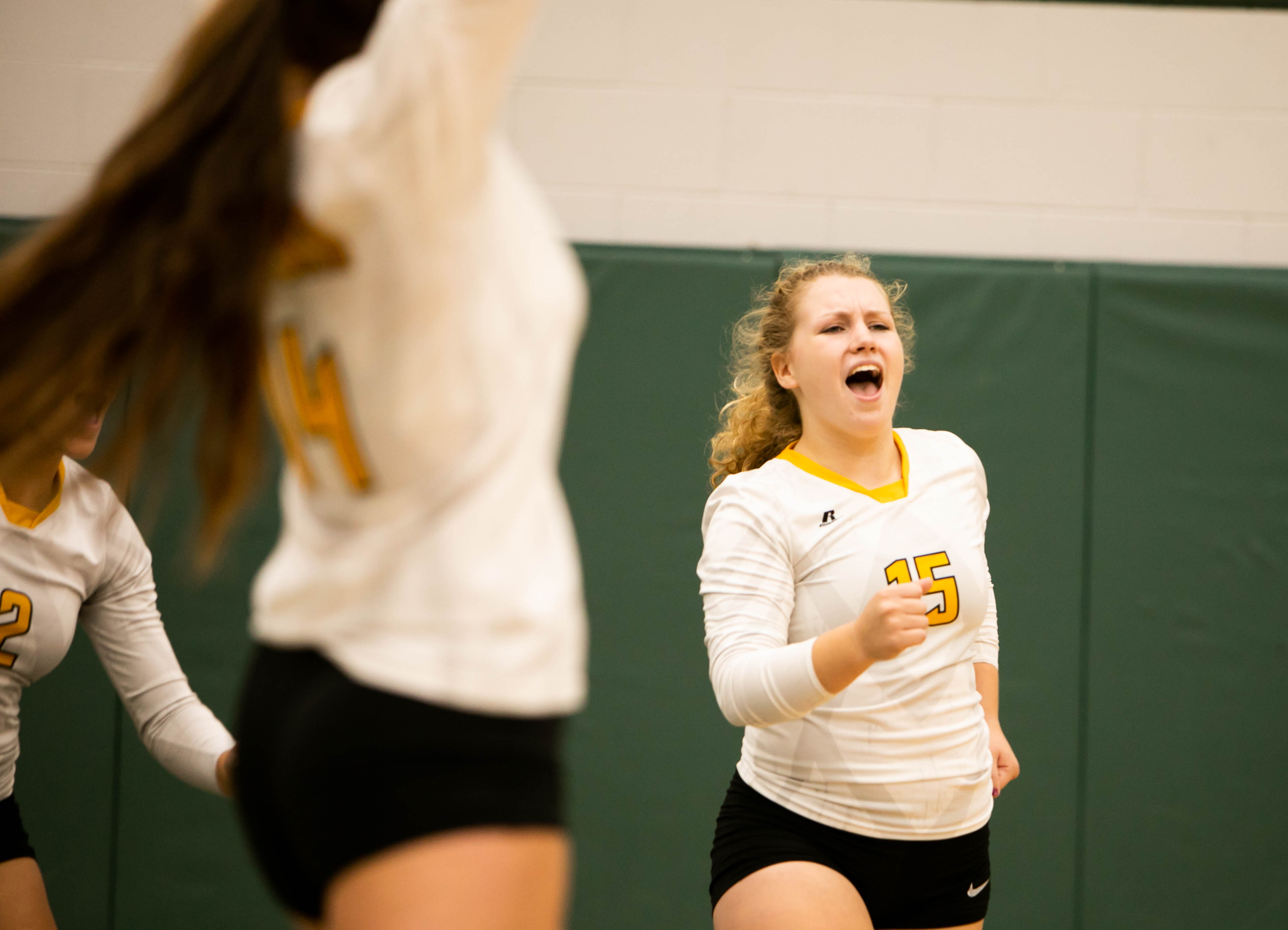 Bay County varsity volleyball tournament at Pinconning High School