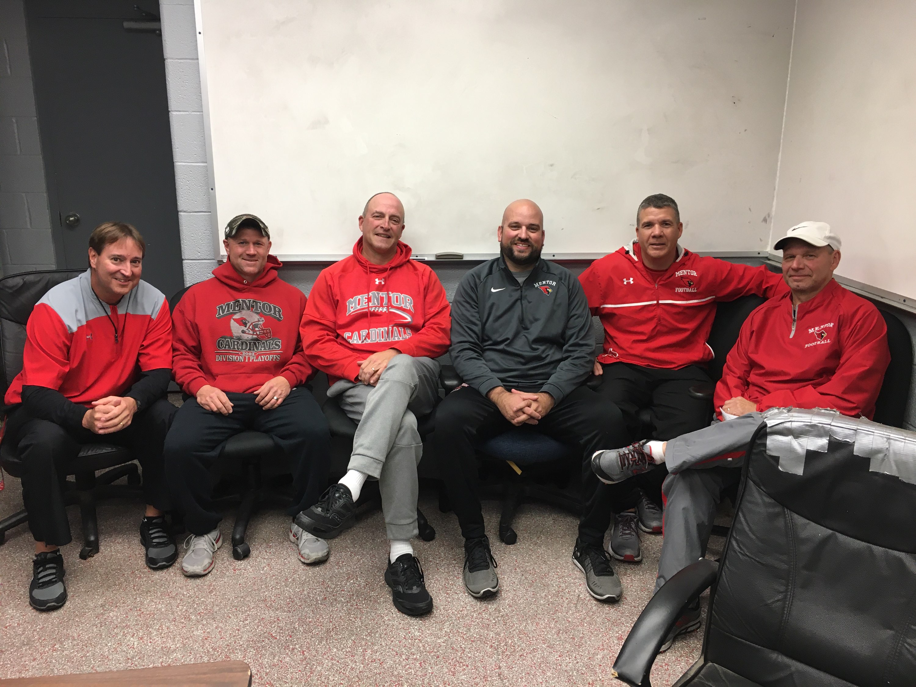 Mentor High School football coach Steve Trivisonno through the years