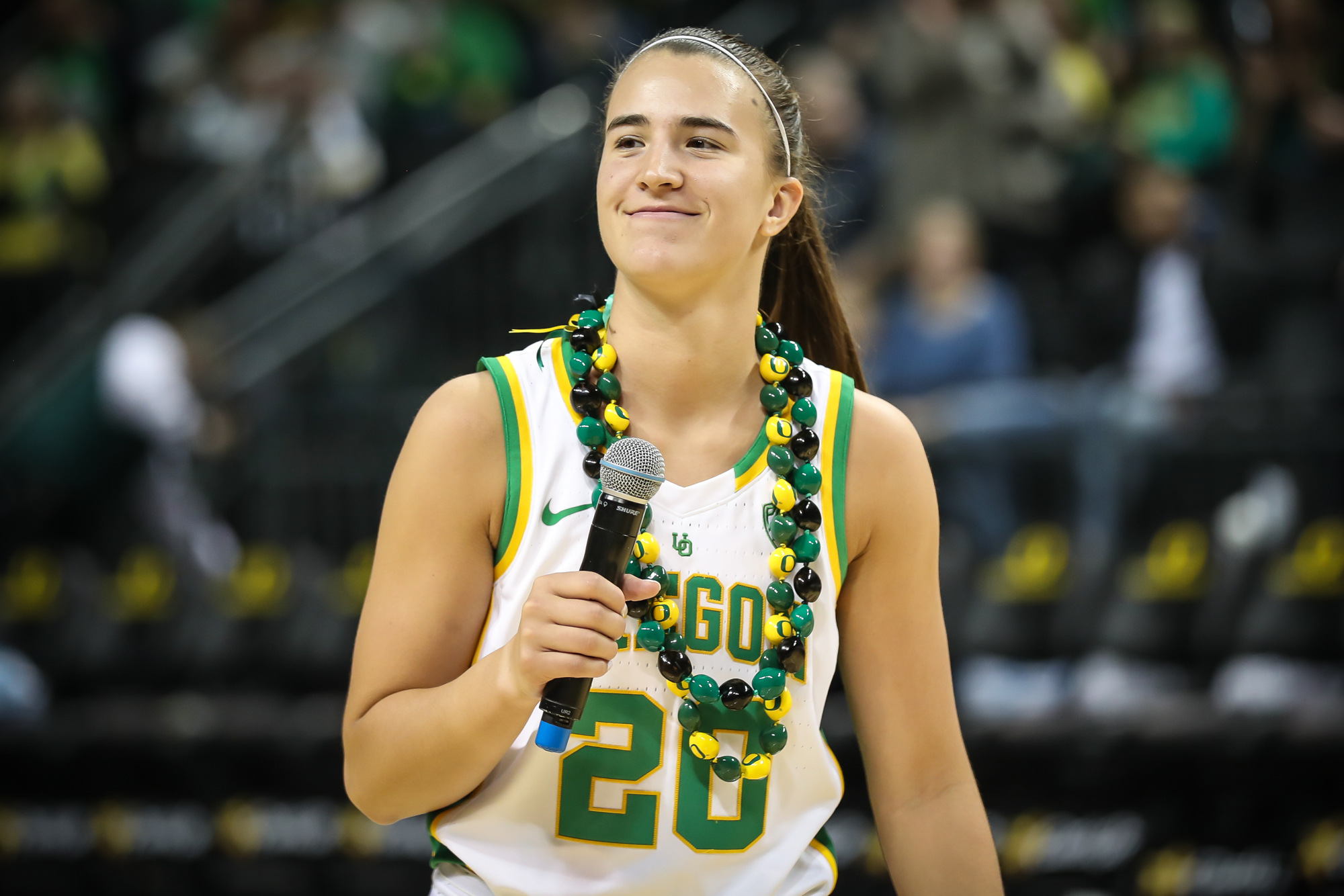Oregon Ducks celebrate women's basketball senior day after beating