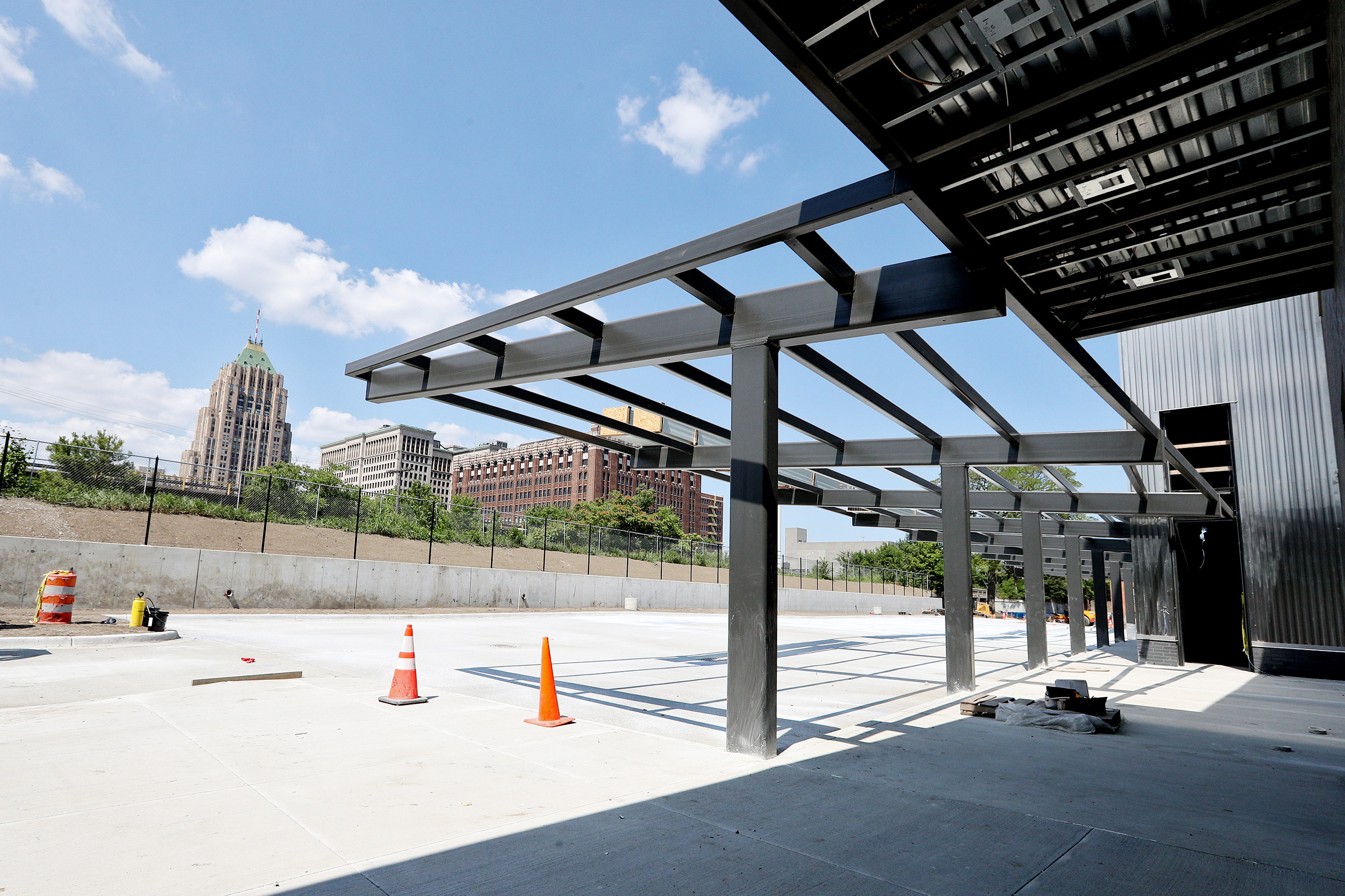 New Detroit Pistons practice facility and team headquarters August 2